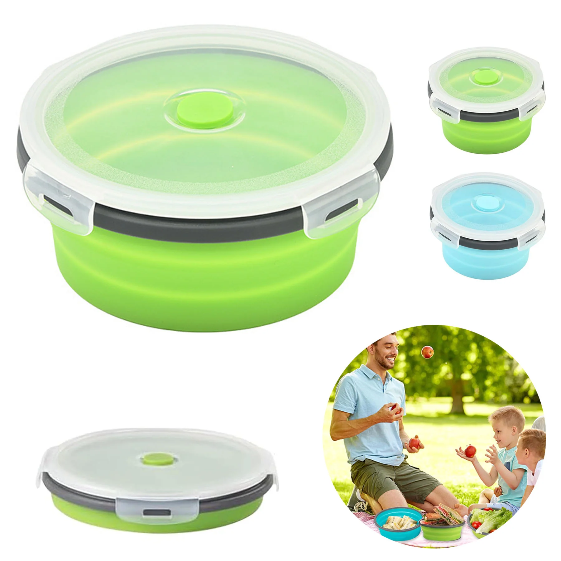 16.7 oz Collapsible Lunch Box