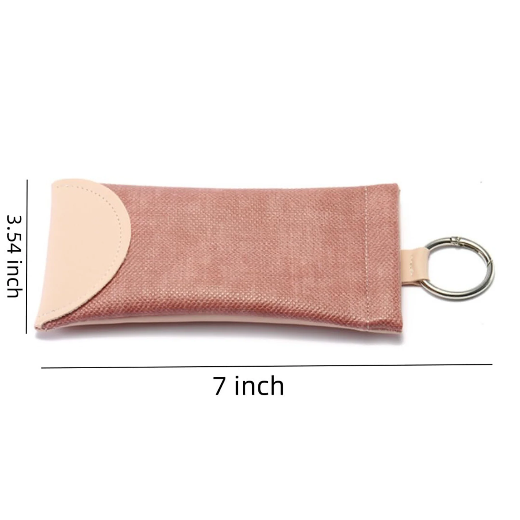 Trendy Snake-Print Eyeglass Pouch with Spring Closure