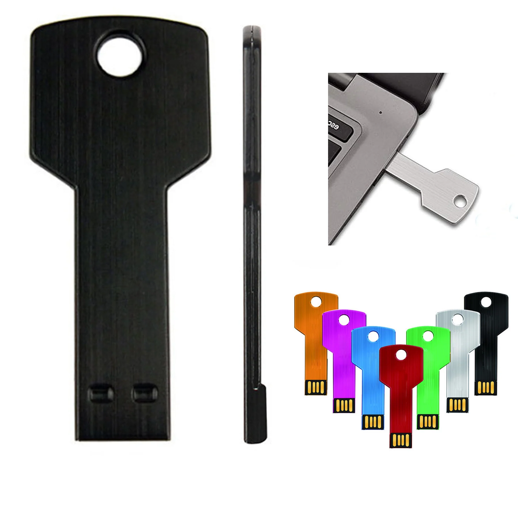 Metal Key Shaped Memory Stick USB Disk