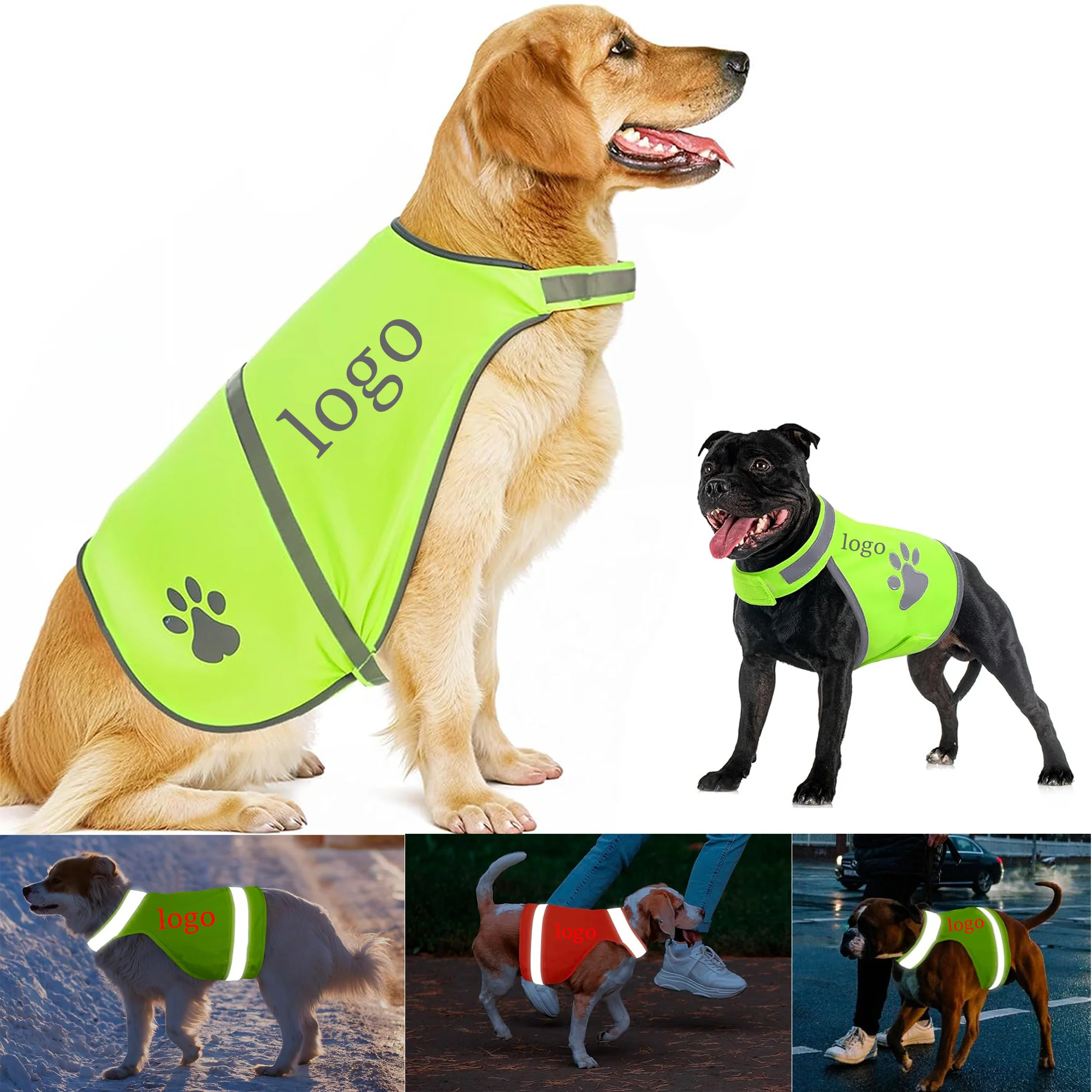 High Visibility Apparel Dog Reflective Vest