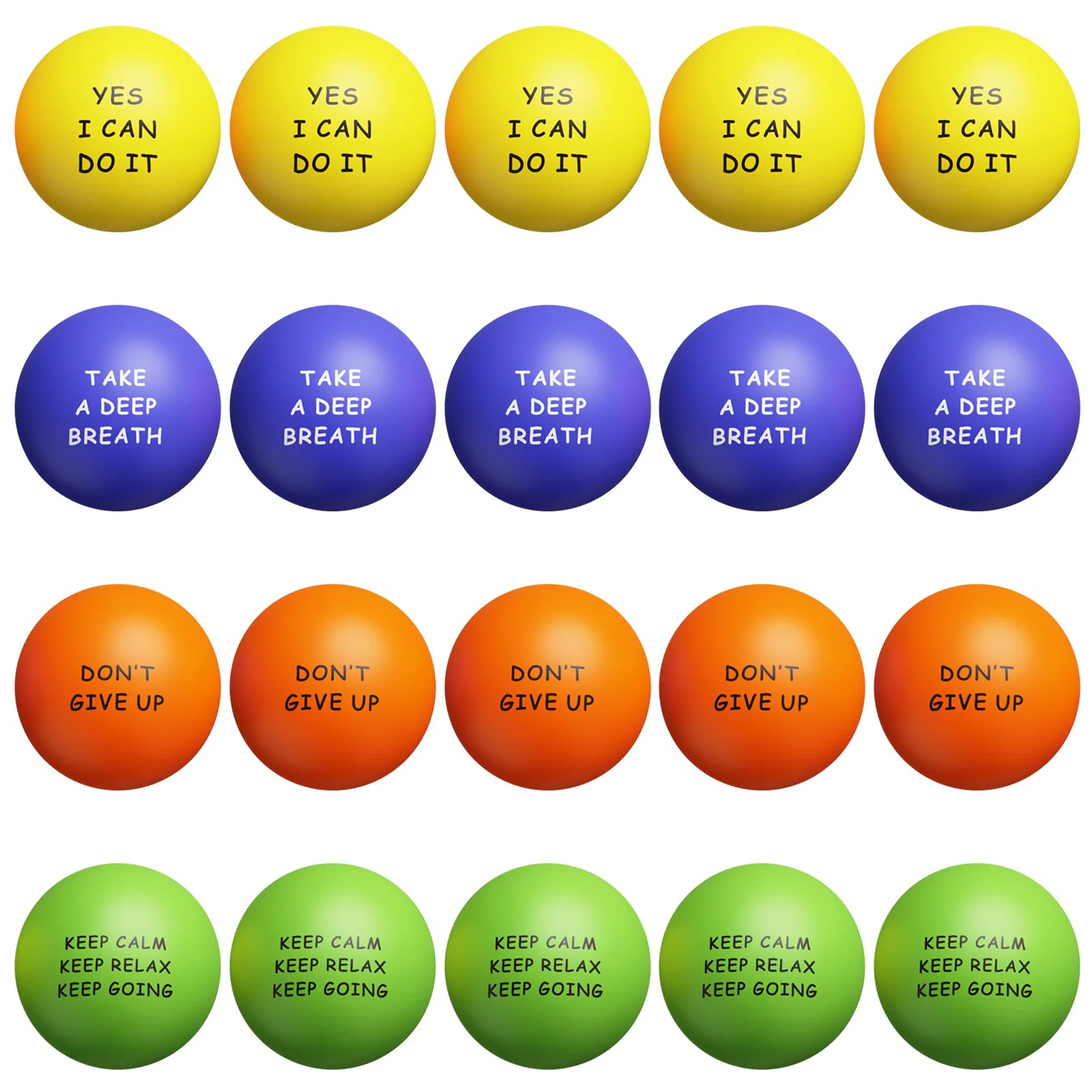 Motivational Stress Reliever Balls