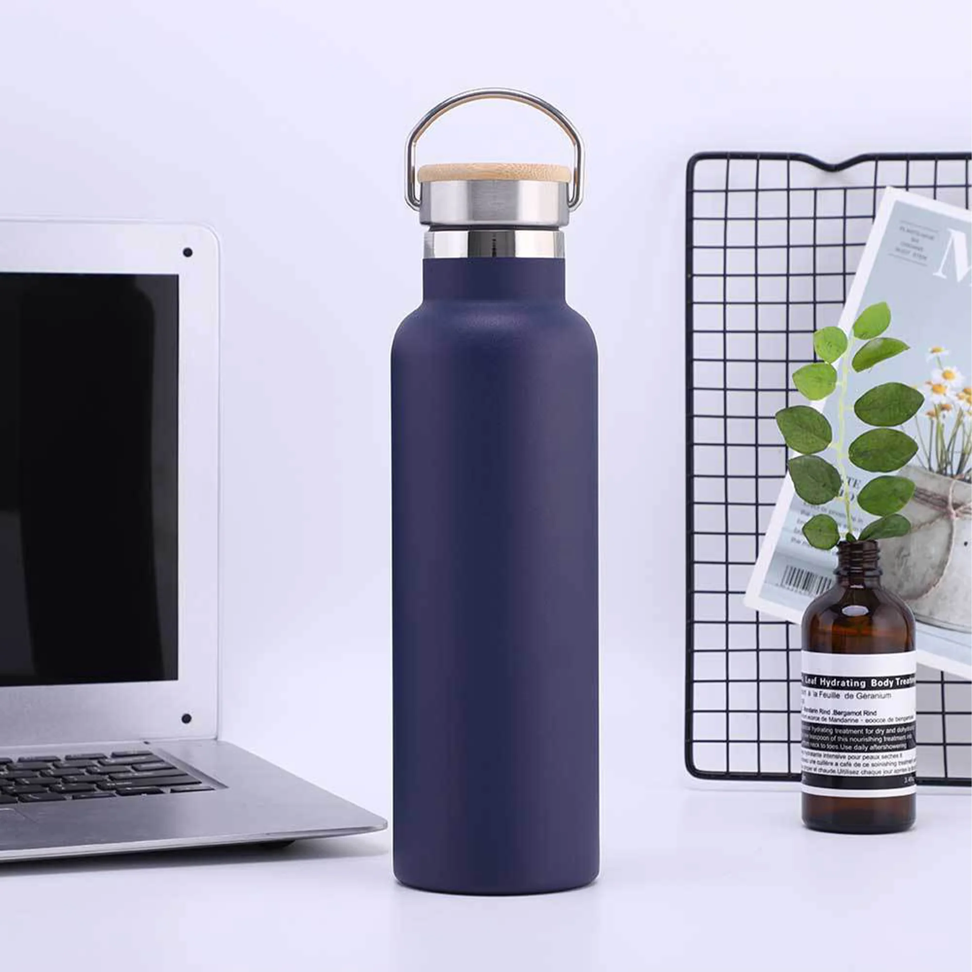 20 oz Double Walled Stainless Steel Vacuum Insulated Bottle