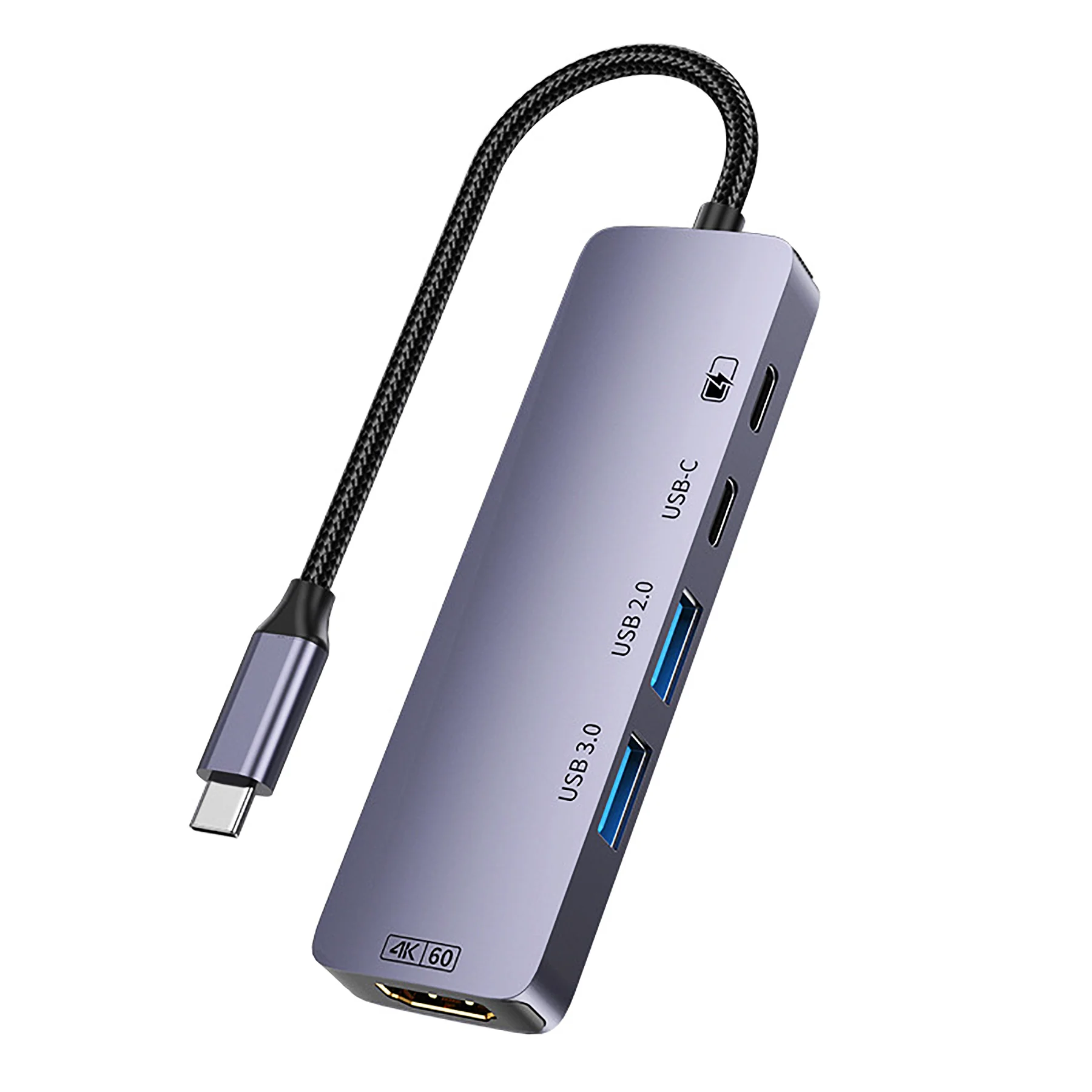 (5-in-1) USB-C Hub with 4K HDMI Display