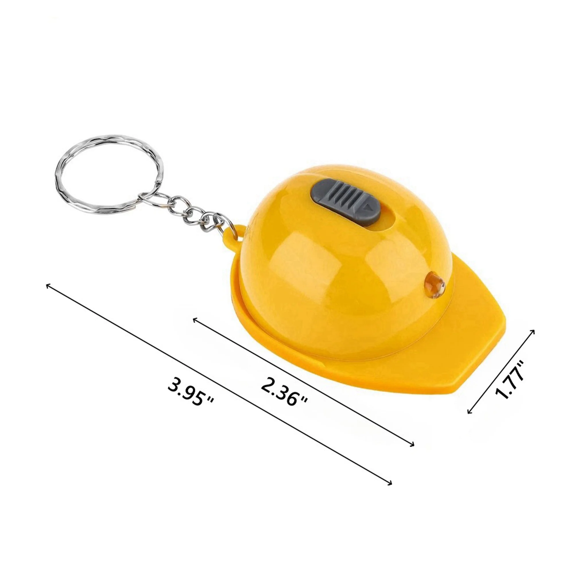 Mini Led Helmet Keychain With Bottle Opener