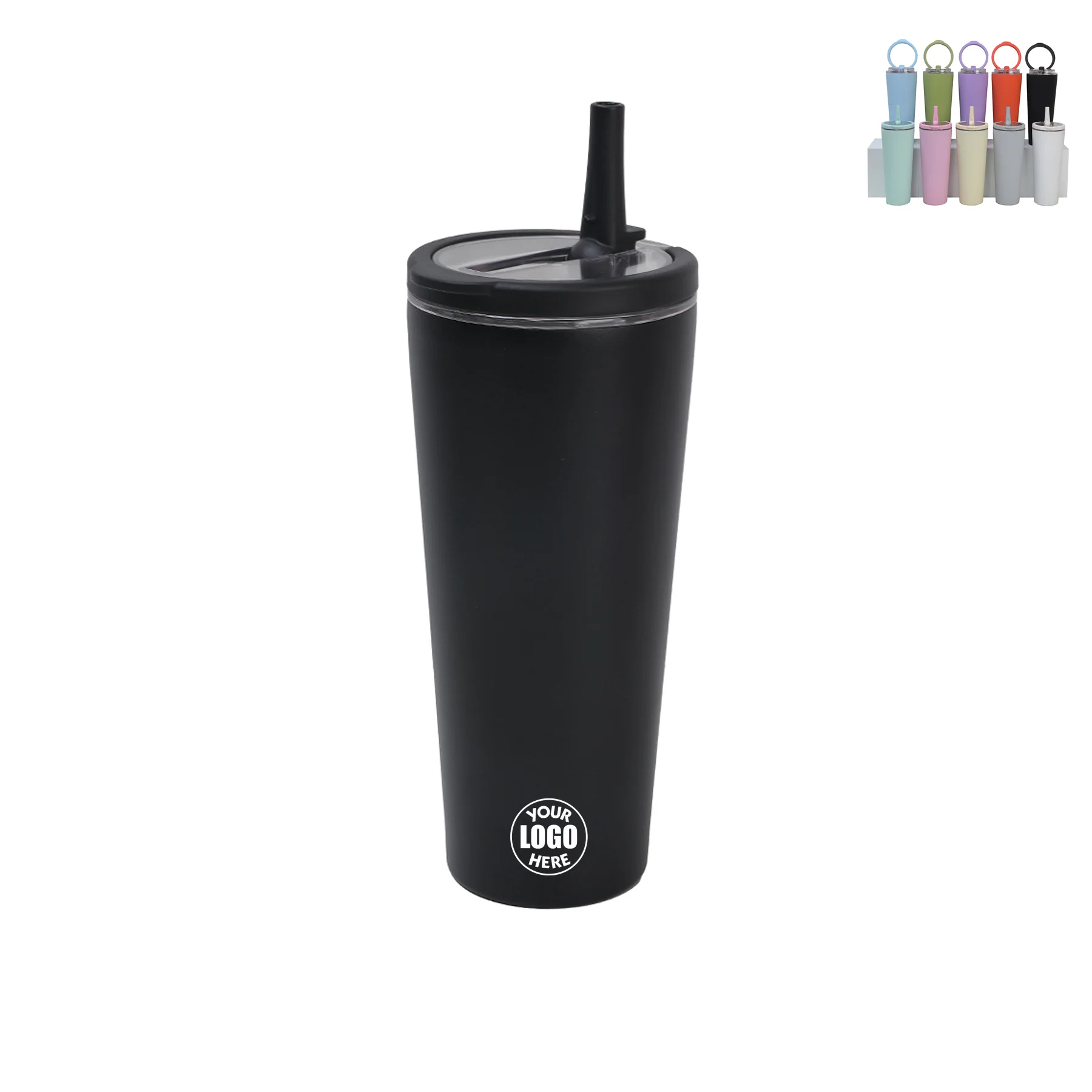 30oz Double-Walled Stainless Steel Water Bottle For Travel