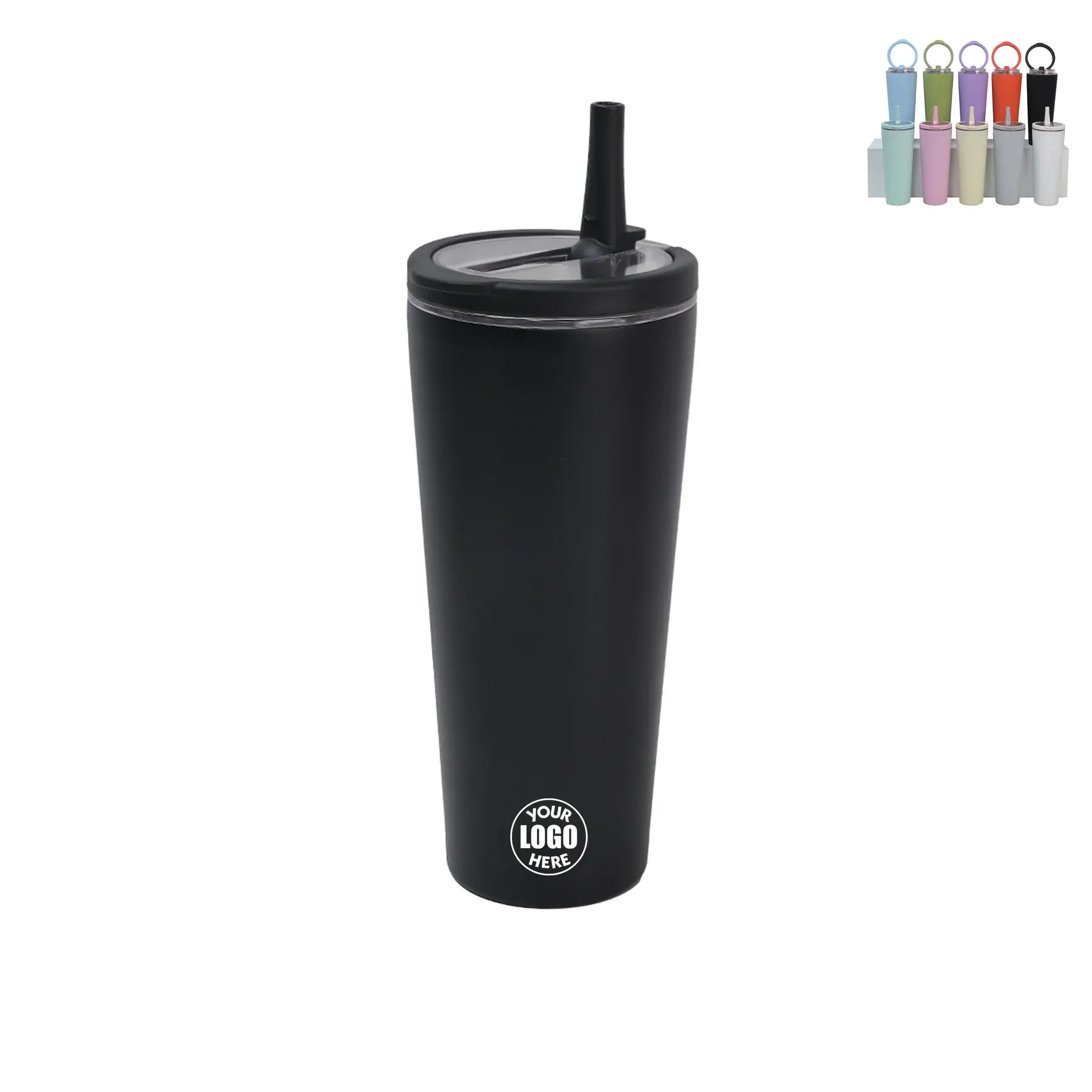30oz Double-Walled Stainless Steel Water Bottle For Travel