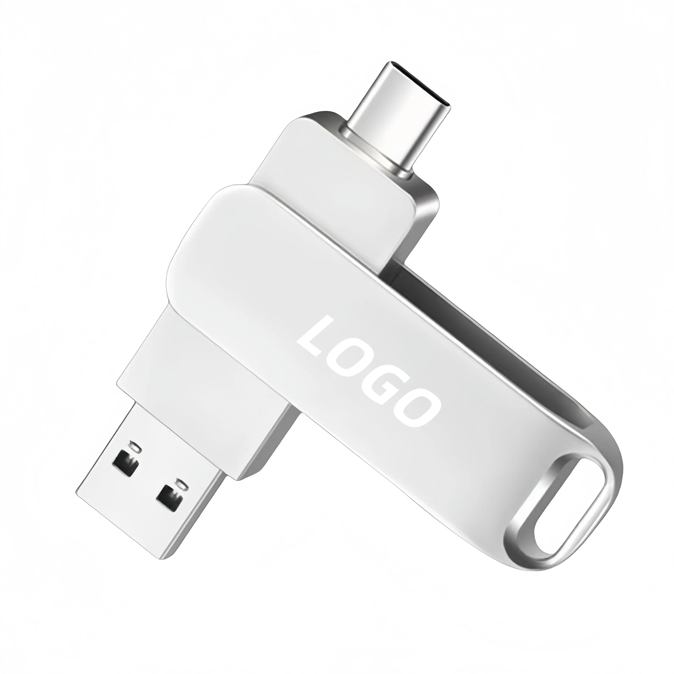 Metal type-c Dual Flash Drive 2in1C Memory Stick Thumb Drive