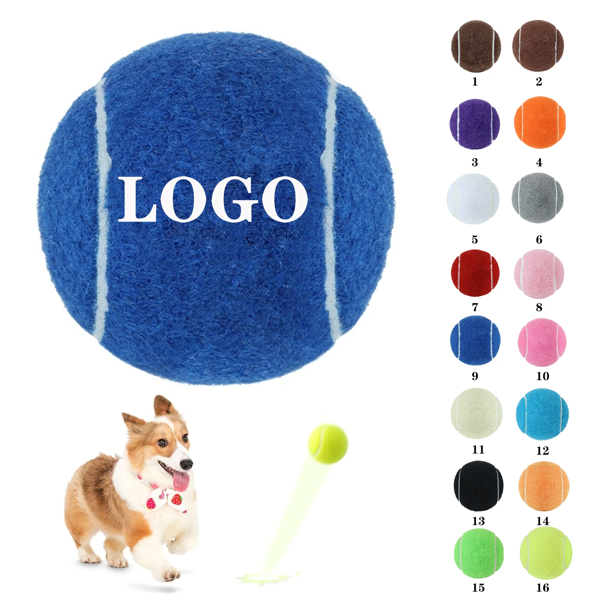Pet Toy Fetching Tennis Ball