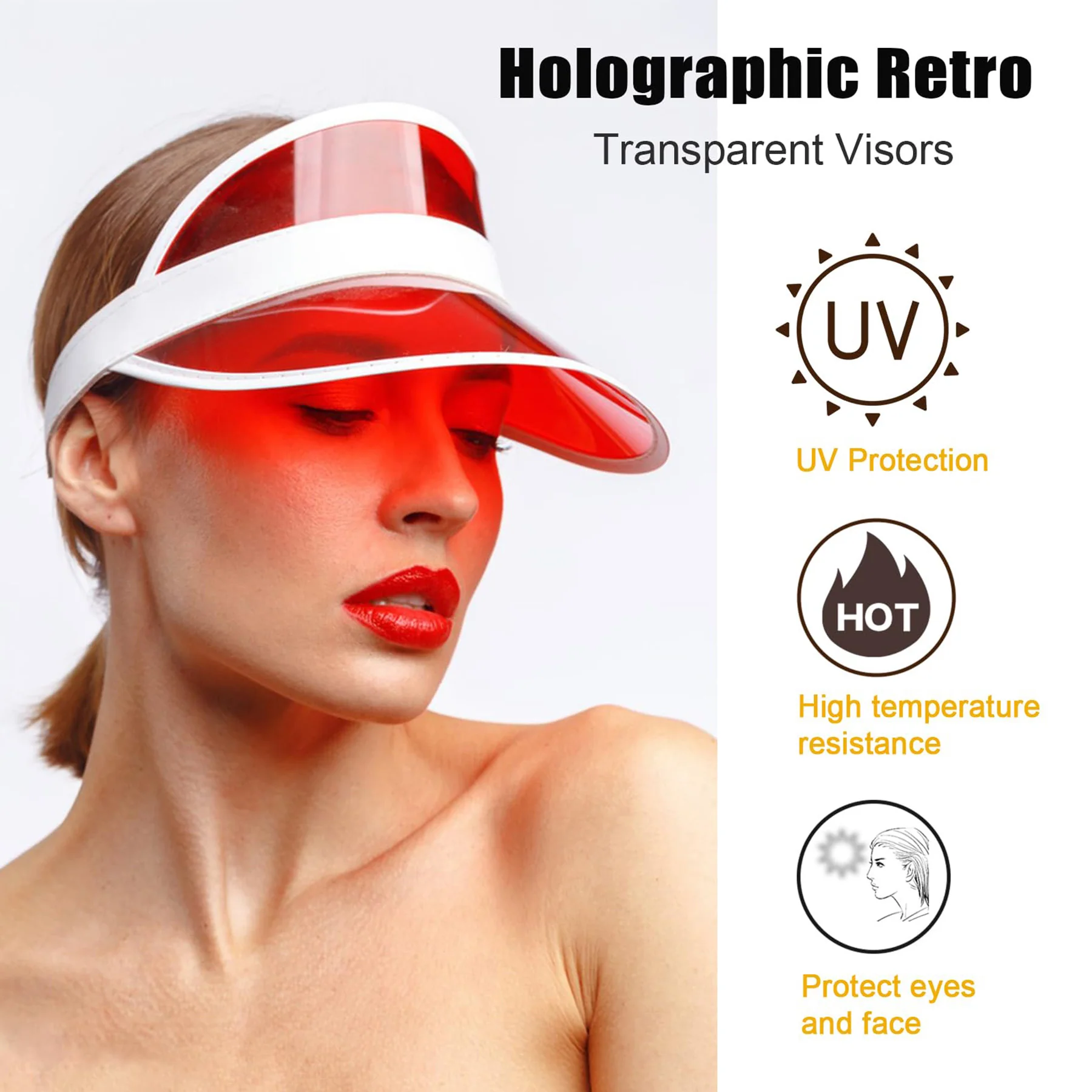 Clear Plastic Visor Hat