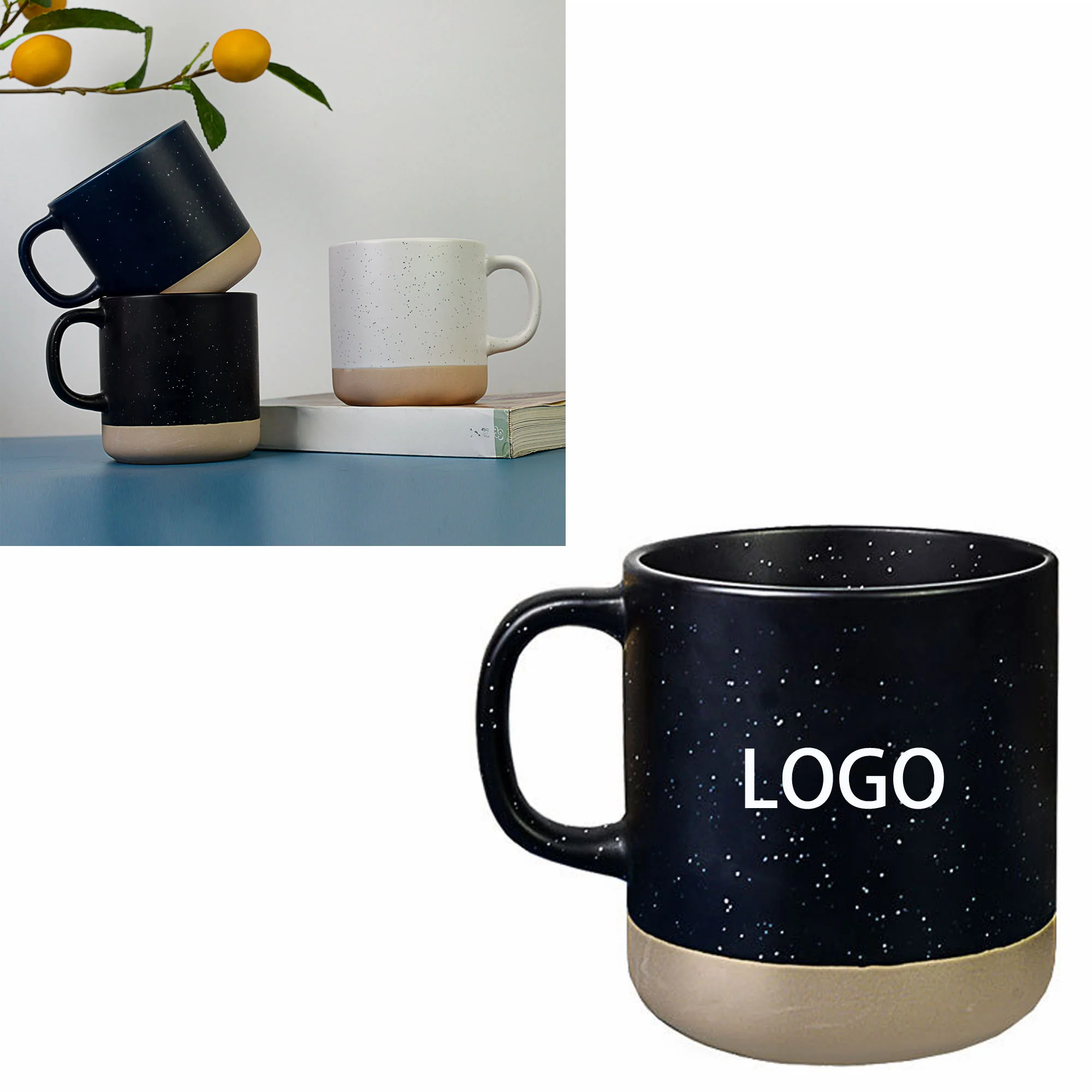 14 OZ Two Color Combination Ceramic Mug