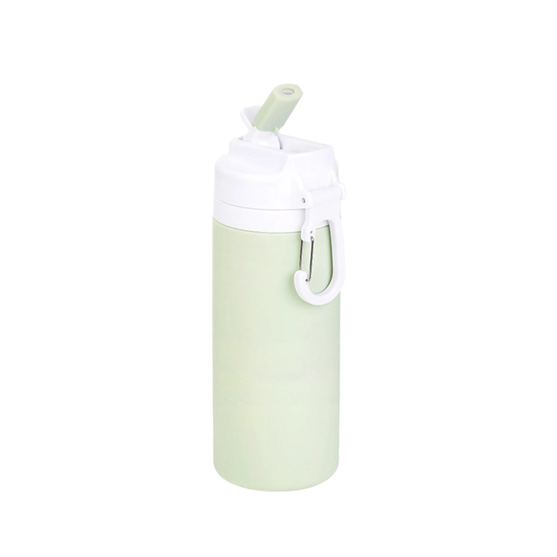 Silicone Water Bottle With Straw