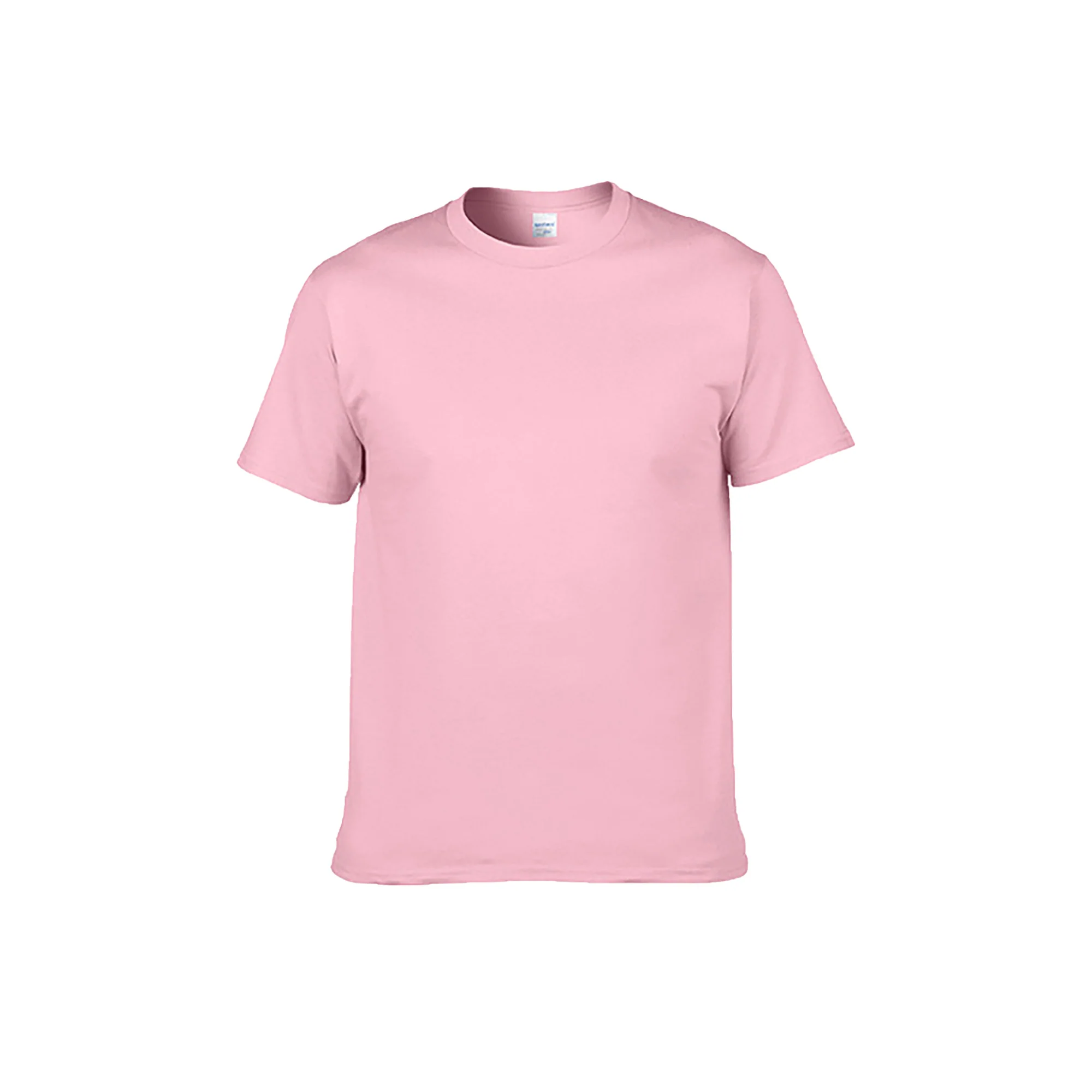 Adult 100% Cotton Crew Neck Short-sleeved T-shirt