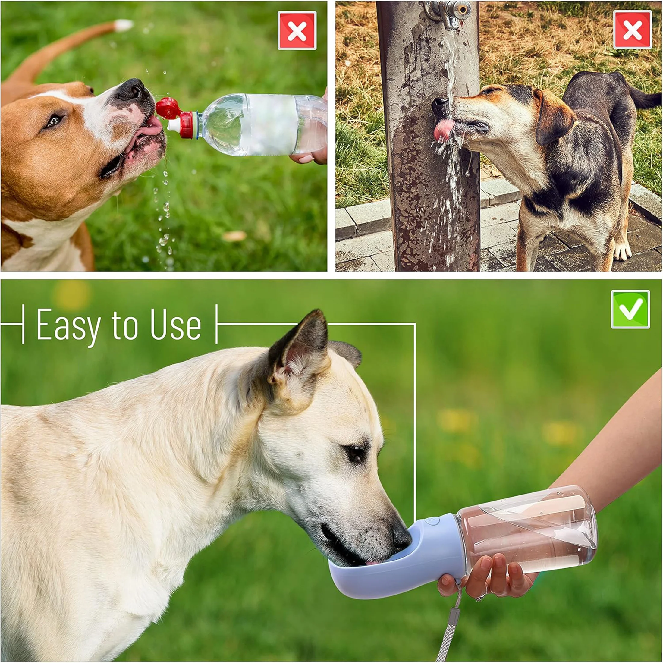 12Oz Portable Dog Water Bottle
