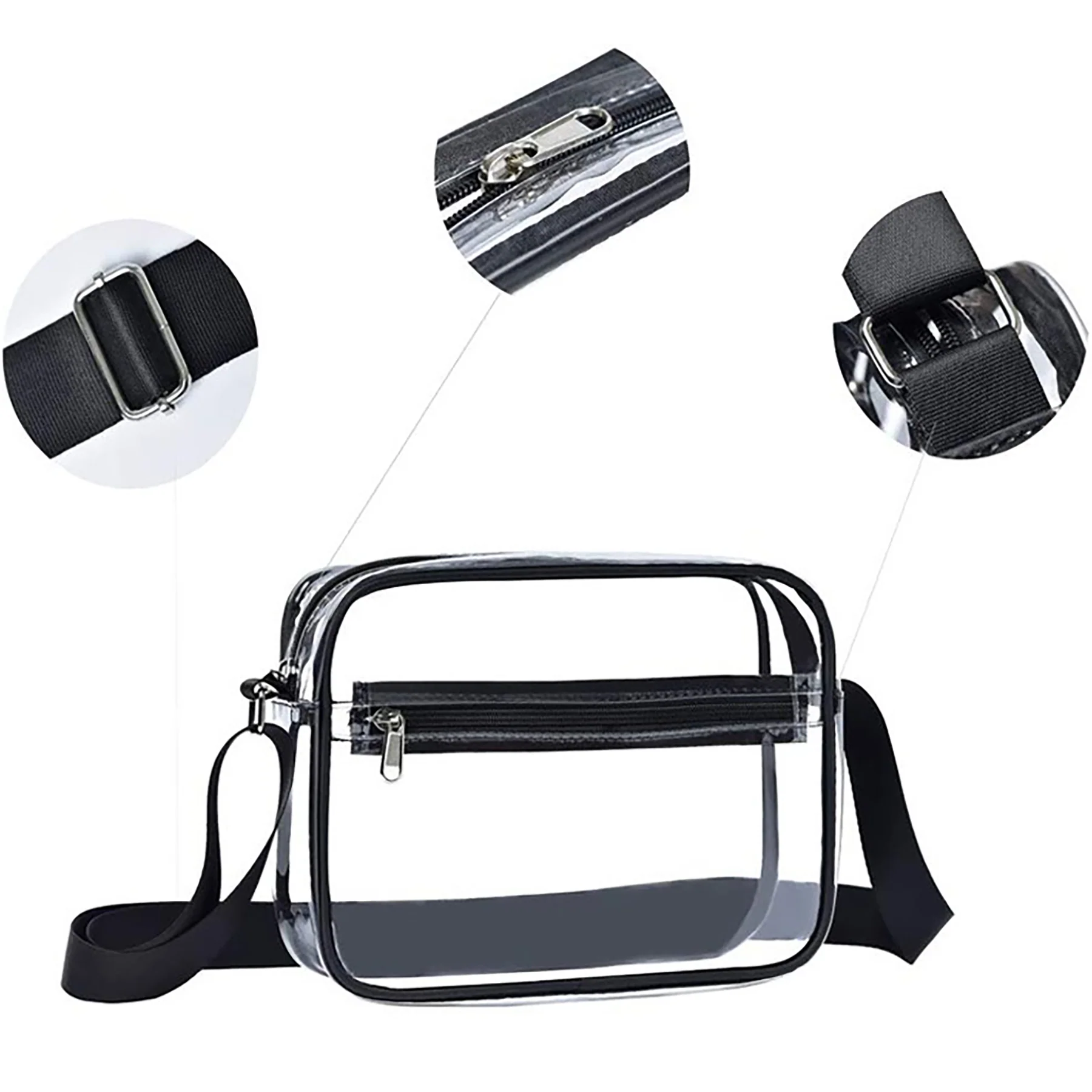 PVC Cosmetic Bag Messenger Bag