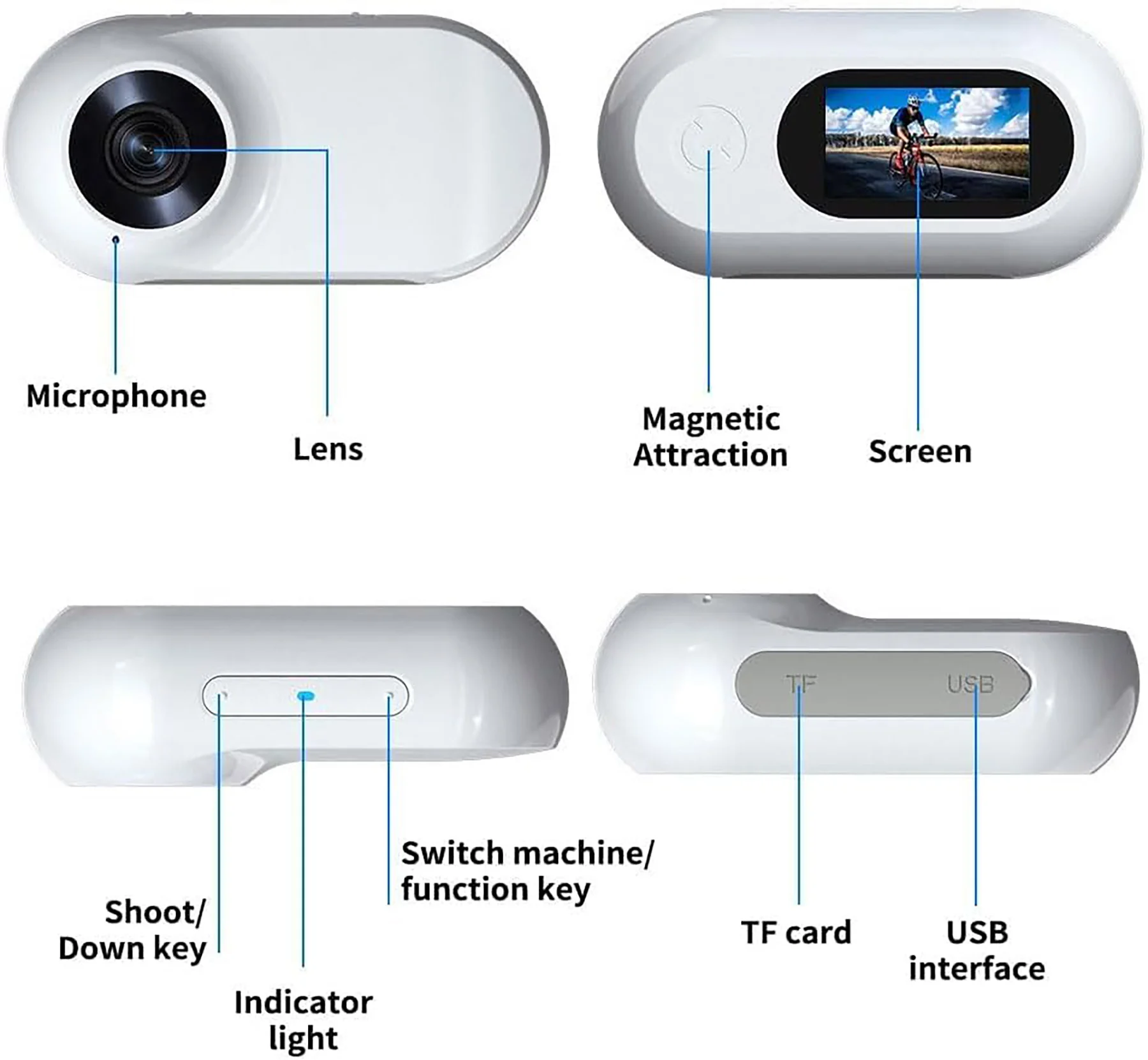 1080p Mini Sports Camera