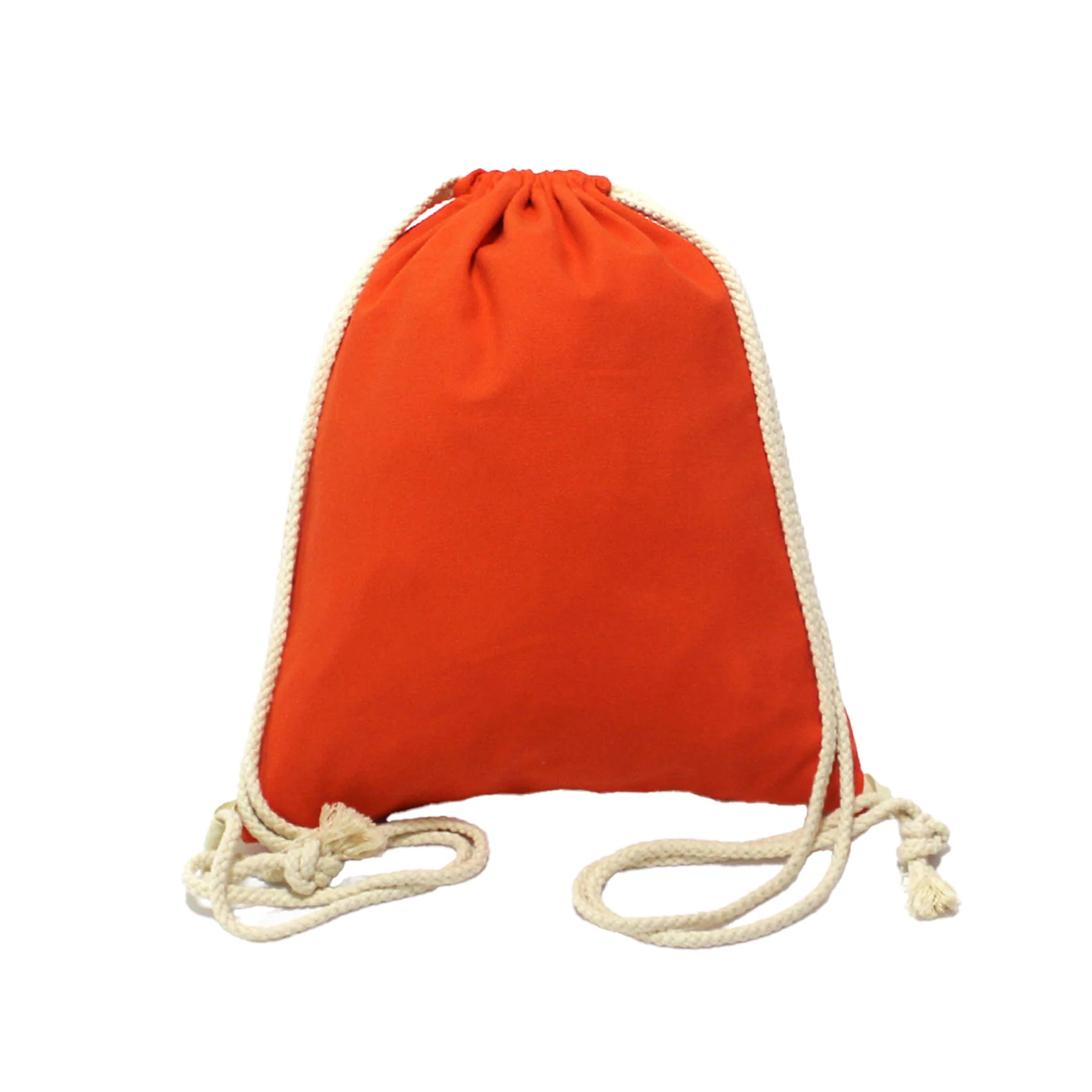 Cotton Canvas Drawstring Backpack