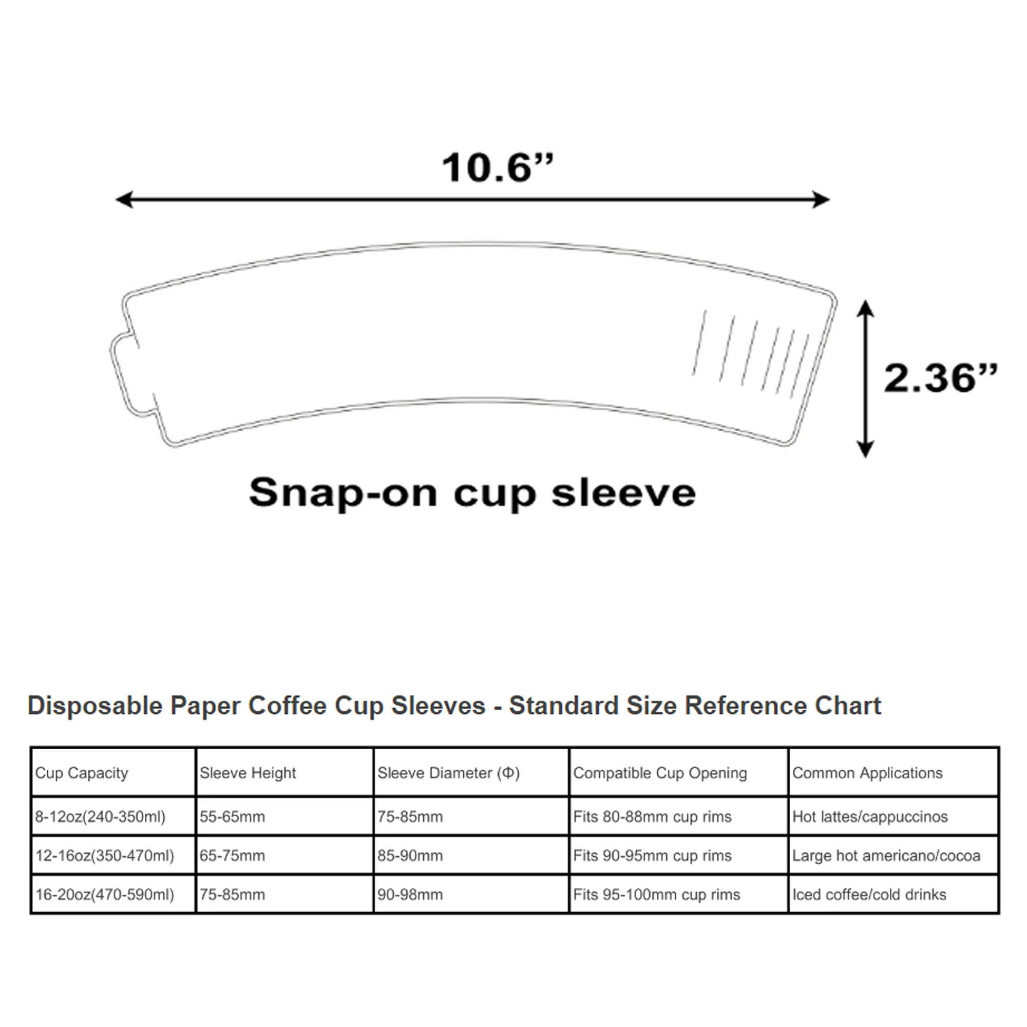 Full Color Paper Insulated Coffee Cup Sleeve