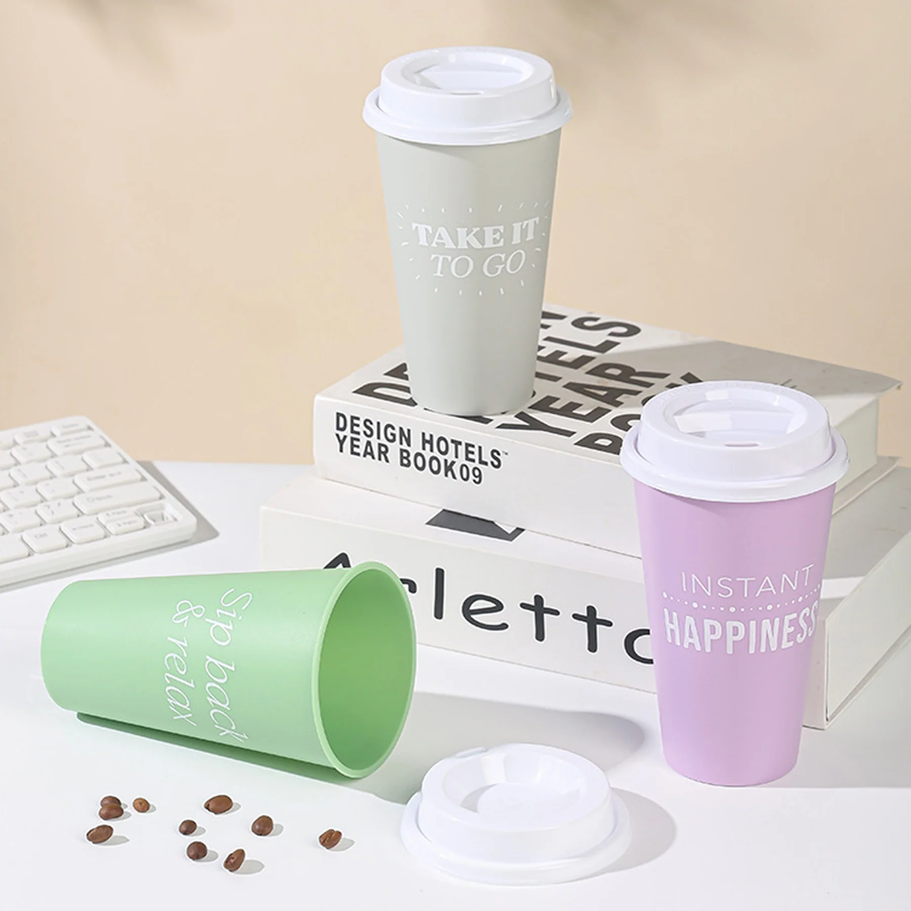 15Oz Plastic Minimalist Coffee Mug