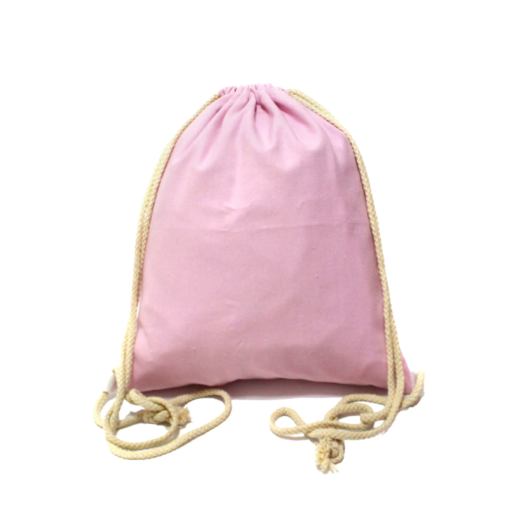 Cotton Canvas Drawstring Backpack