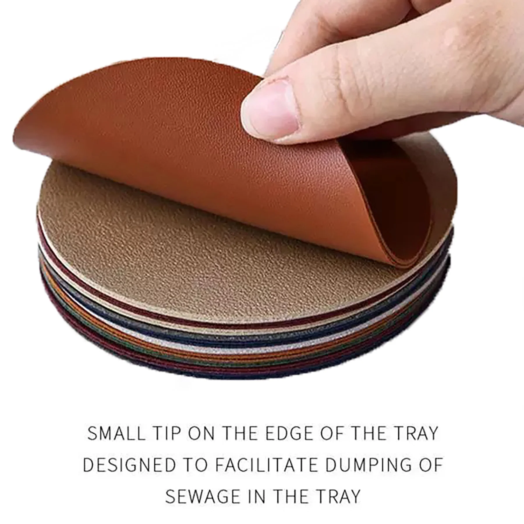 Personalized PU Leather Coaster