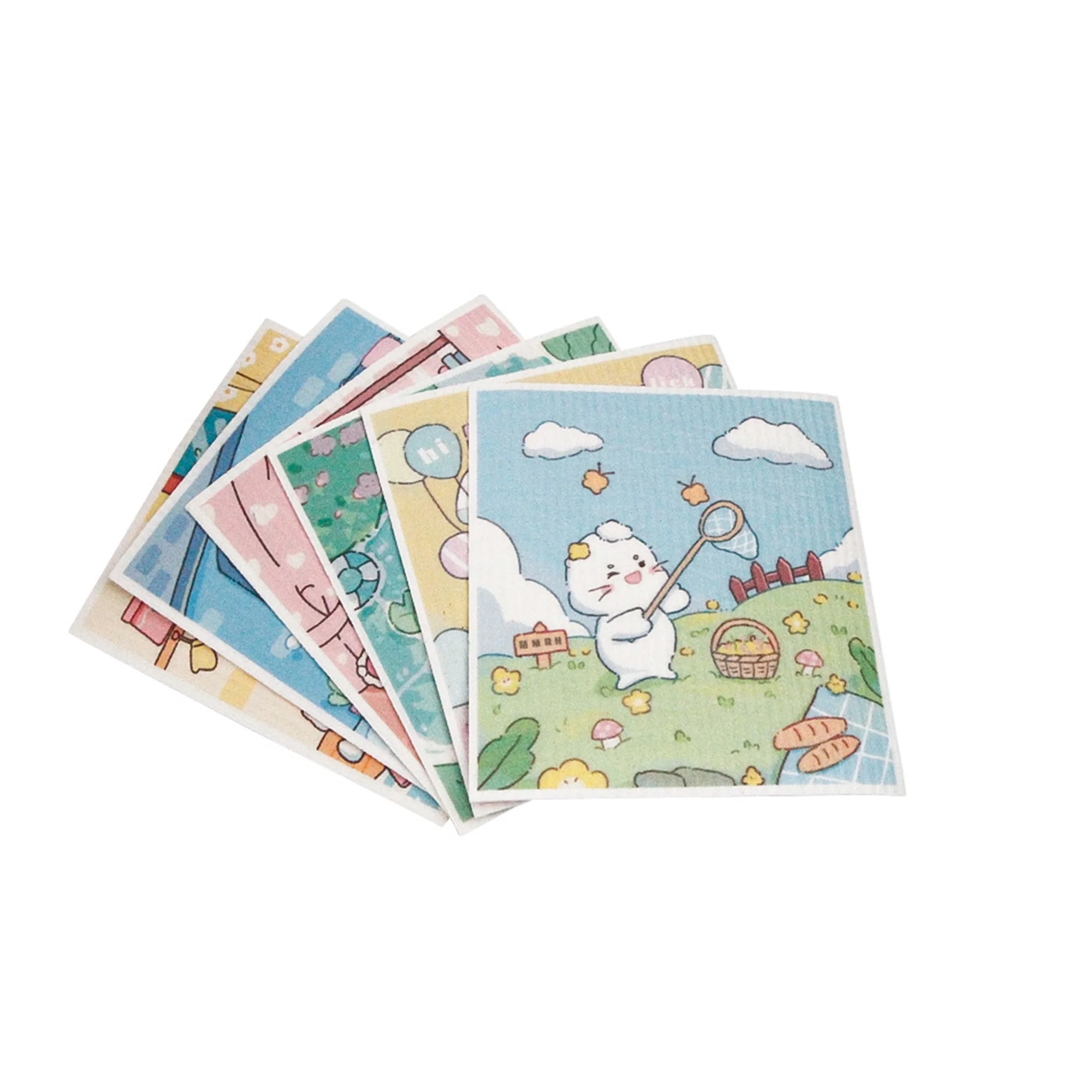 Compostable Wood Pulp Cotton Dishcloth