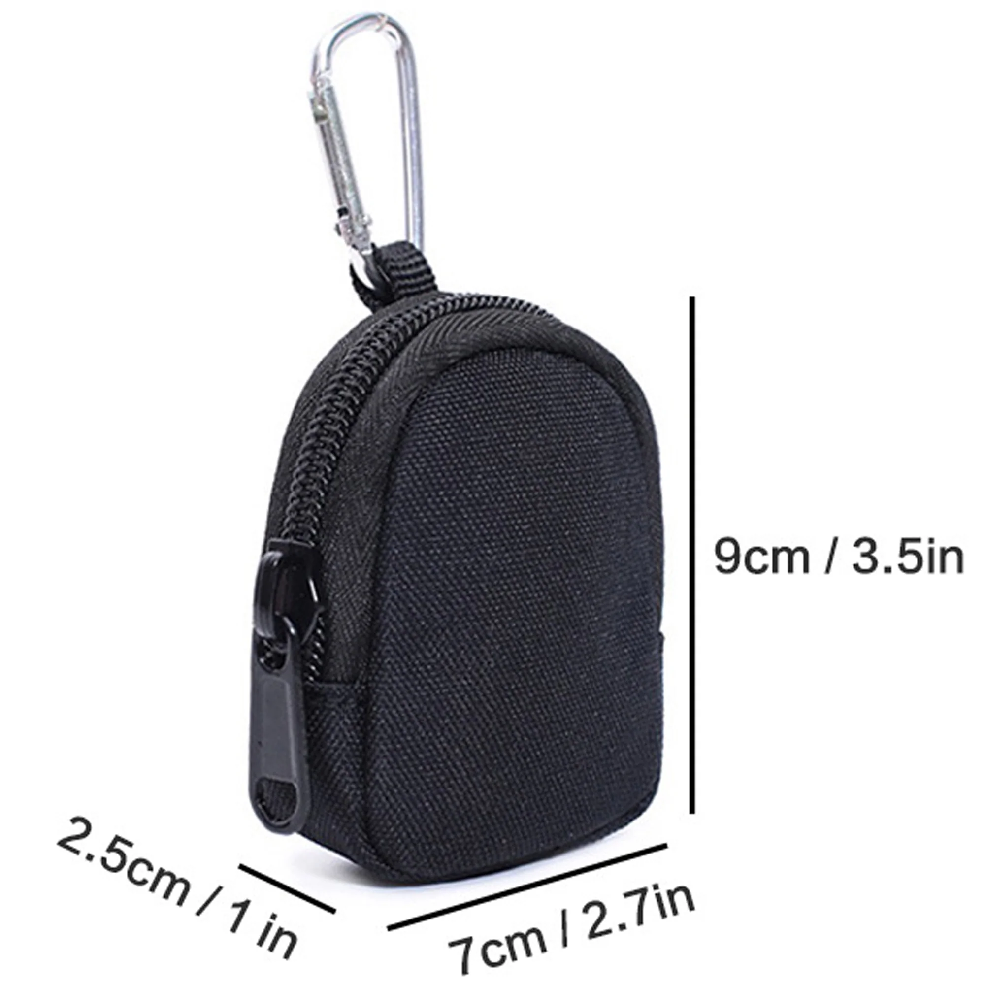 Mini Coin Purse With Carabiner