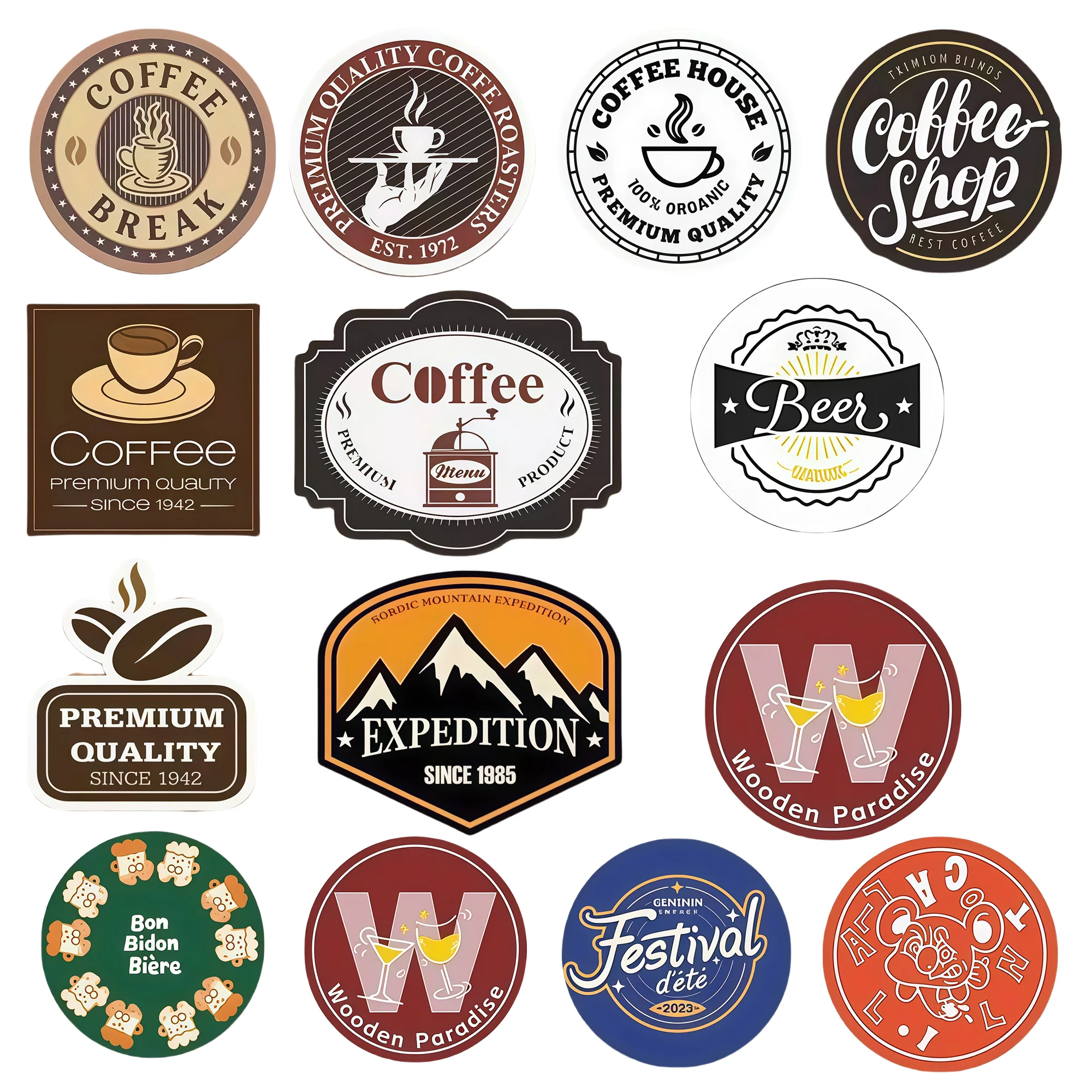 Customized Shape Absorbent Paper Coaster-Full Color