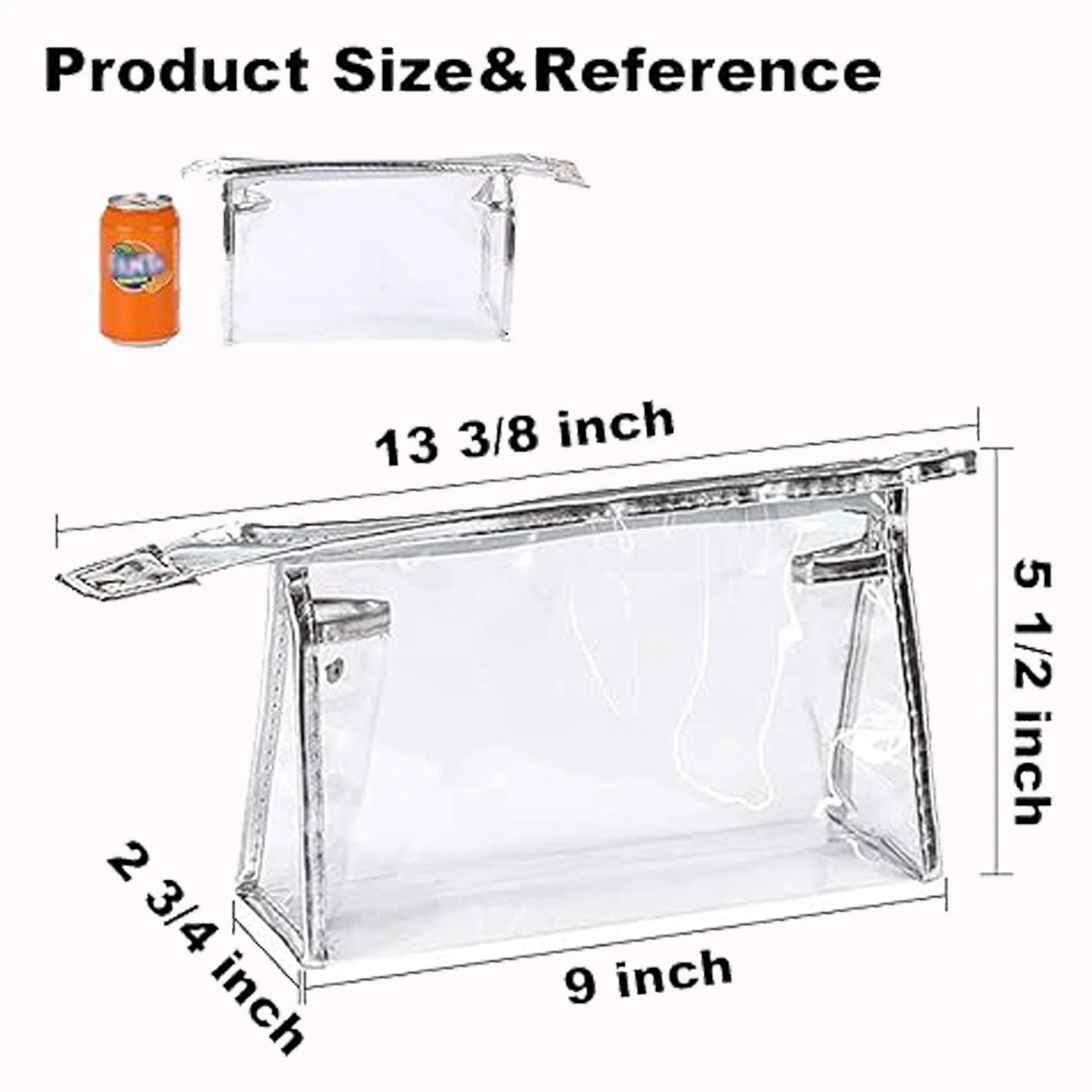 Clear Makeup Cosmetic Toiletry Organizer Bag