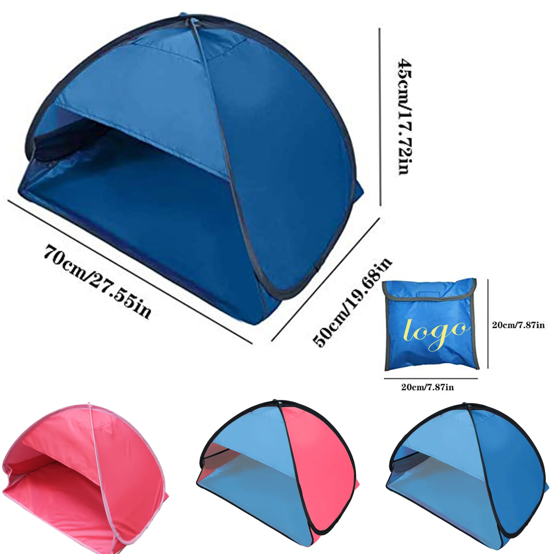 Beach windproof and waterproof  with Mobile Phone Stand