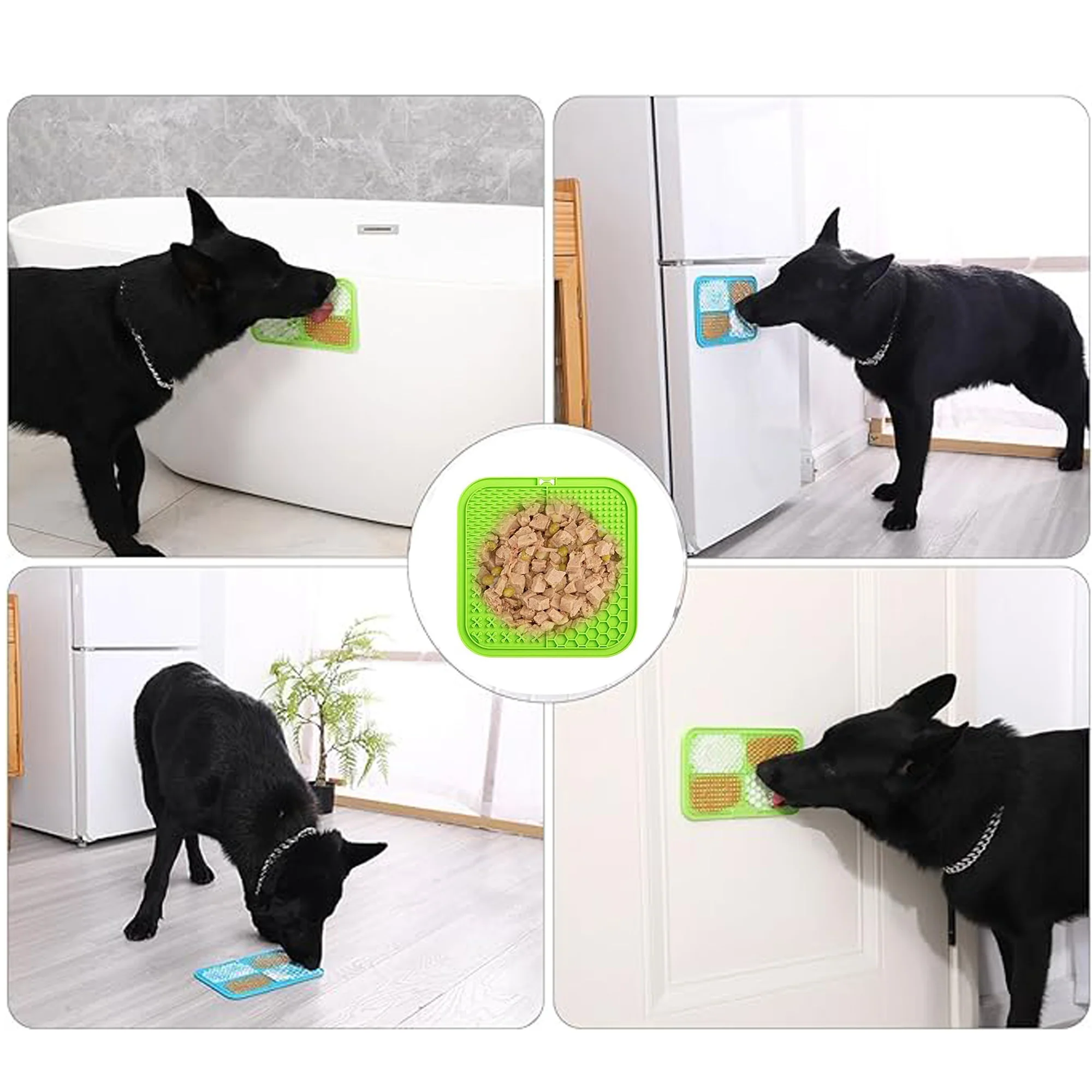 Silicone Sucker Pet Slow Feeder Treat Mat Licking Pad