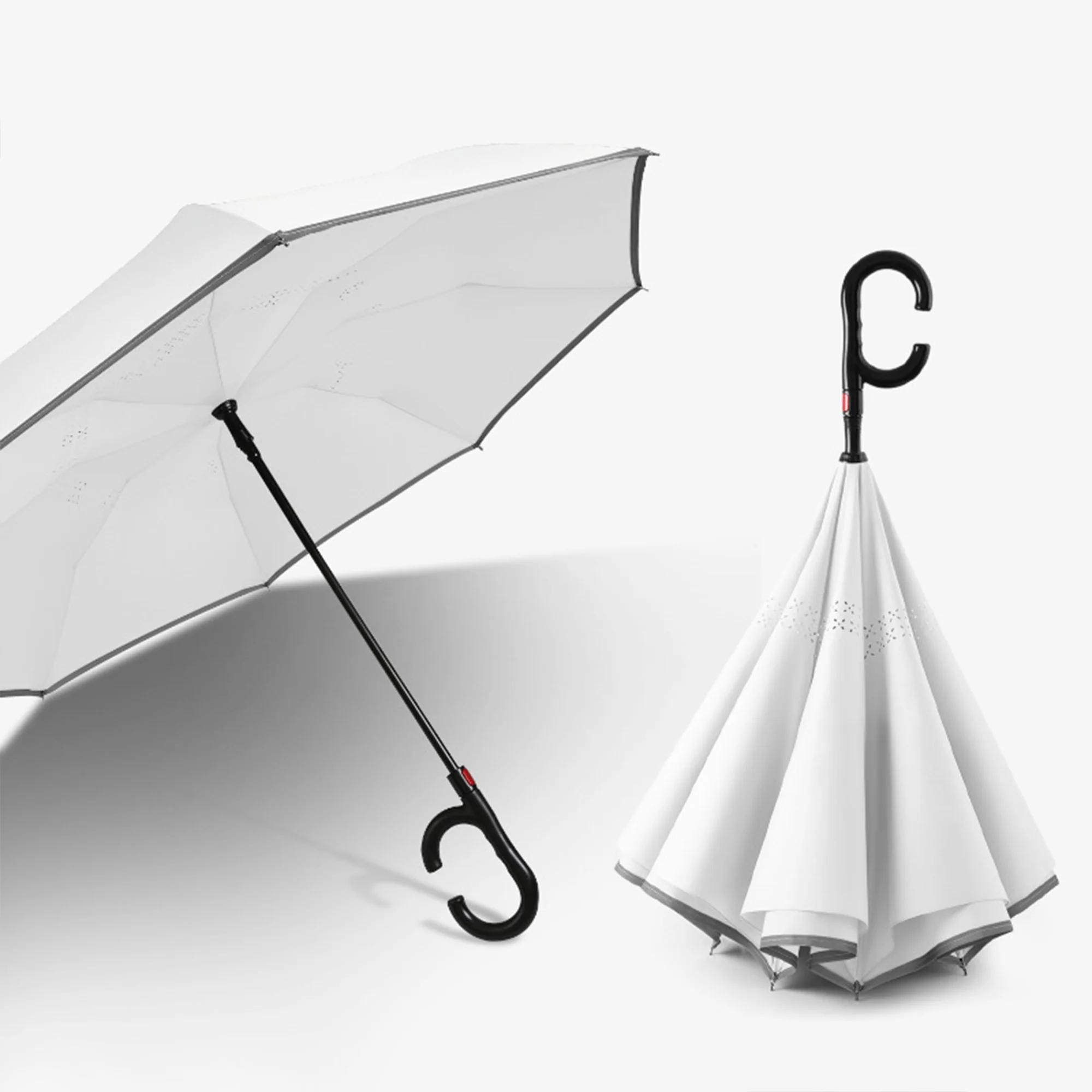 Inverted Umbrella Manual Open Reverse Closed