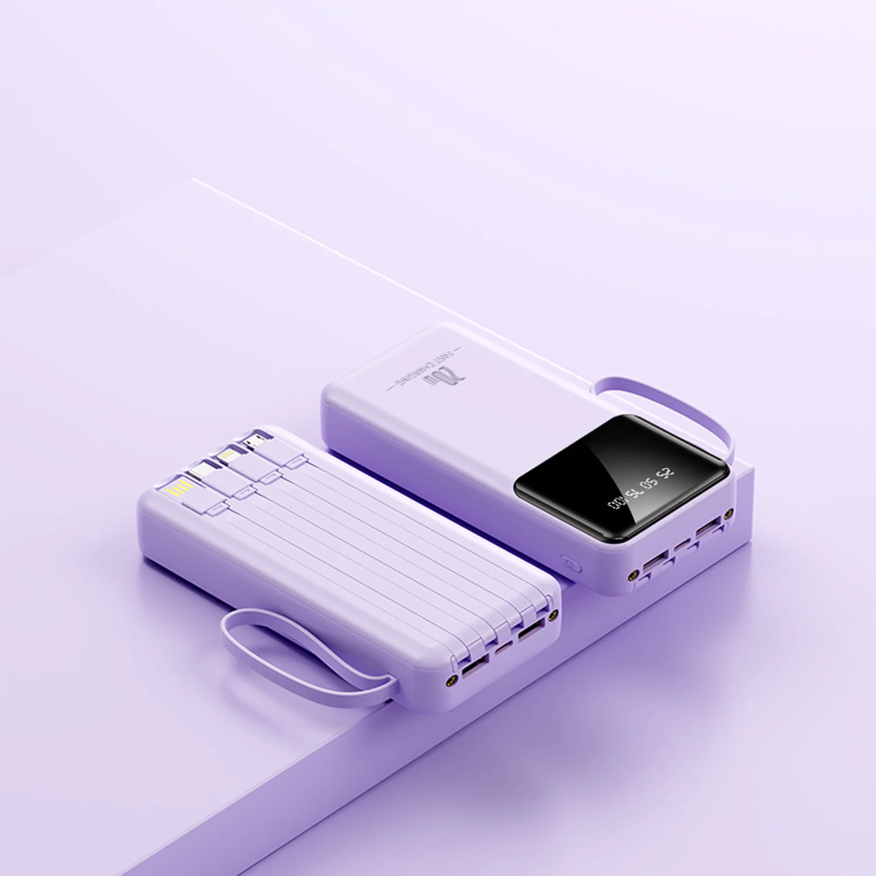 Self-Contained Fast Charging Power Bank 20000Mah