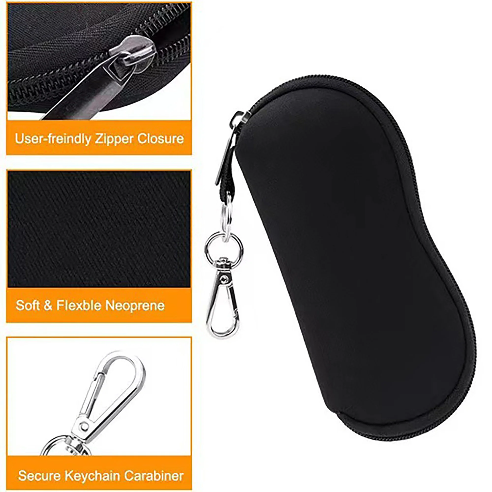 Neoprene Zipper Glasses Case