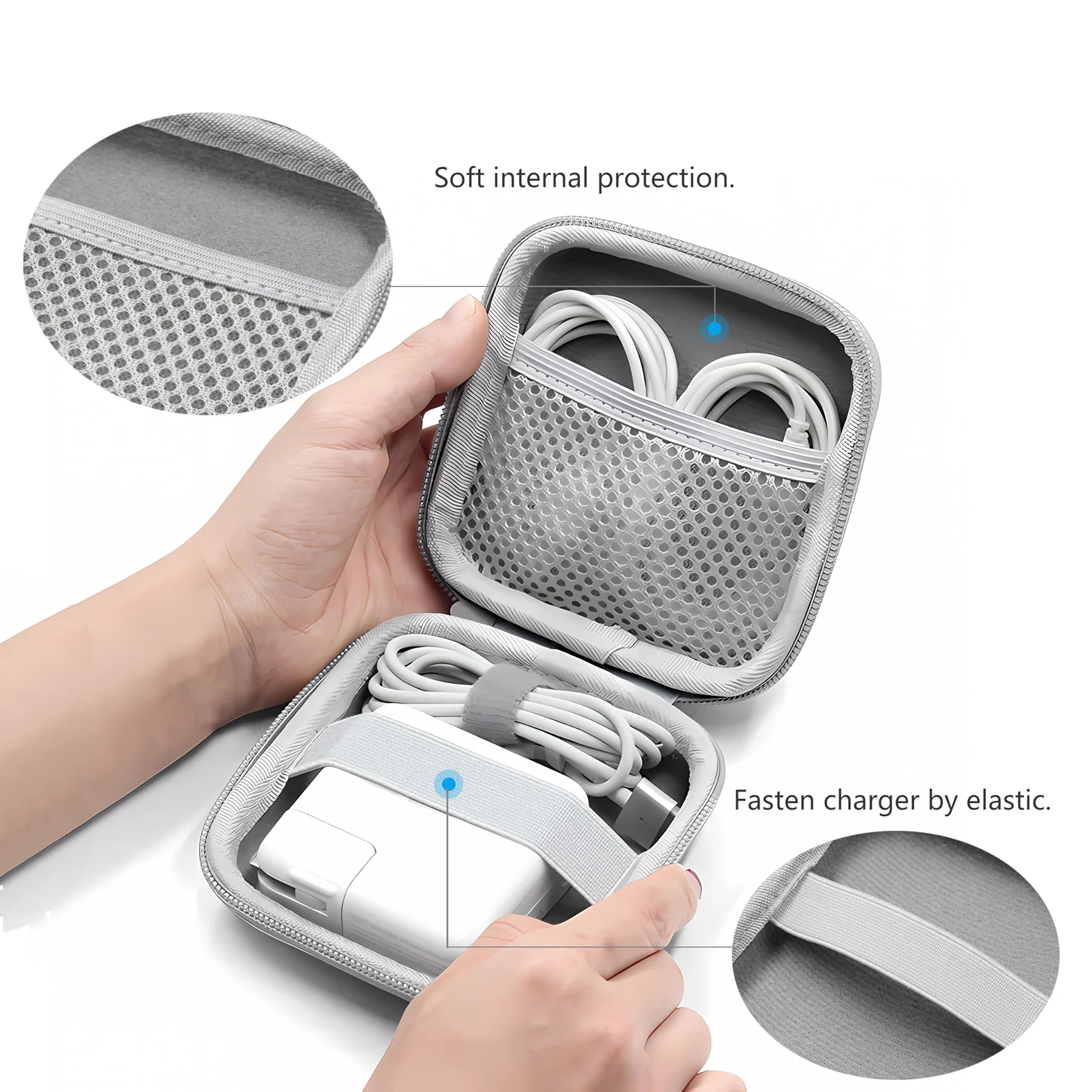 Travel Charger Storage Case