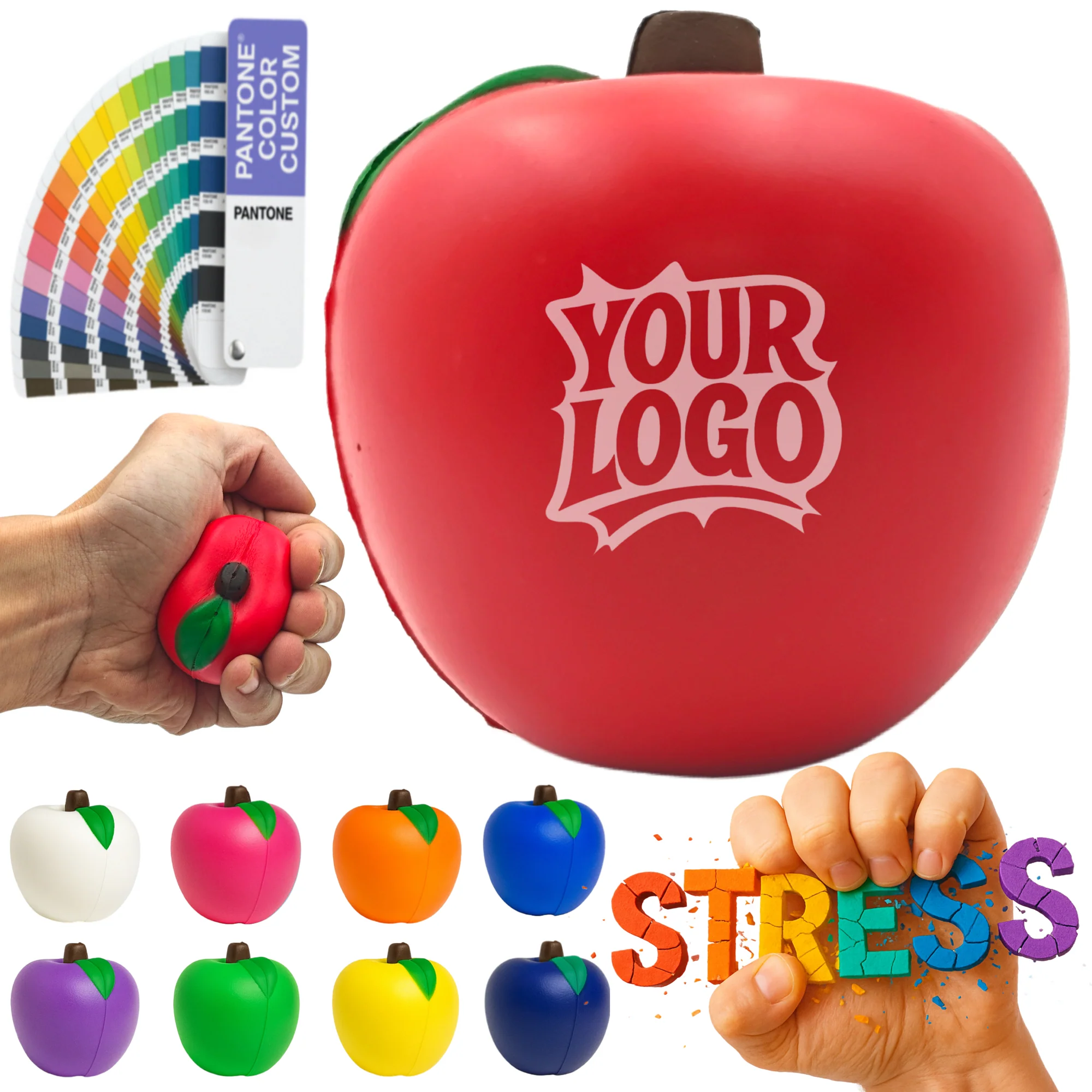 Cute Apple Stress Reliever