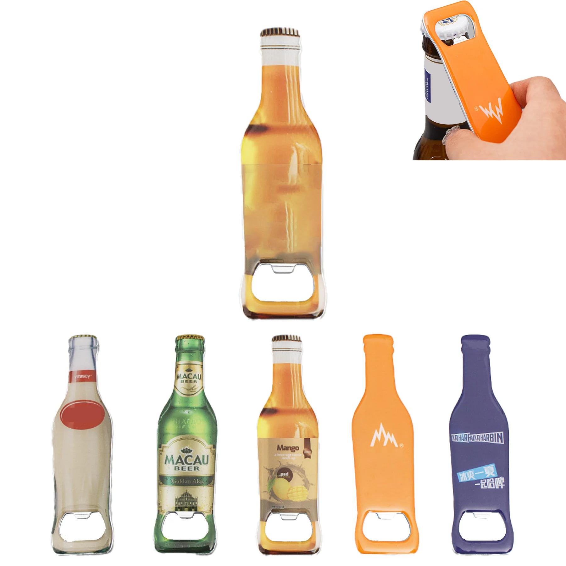 Full-Color Epoxy Resin Bottle Opener