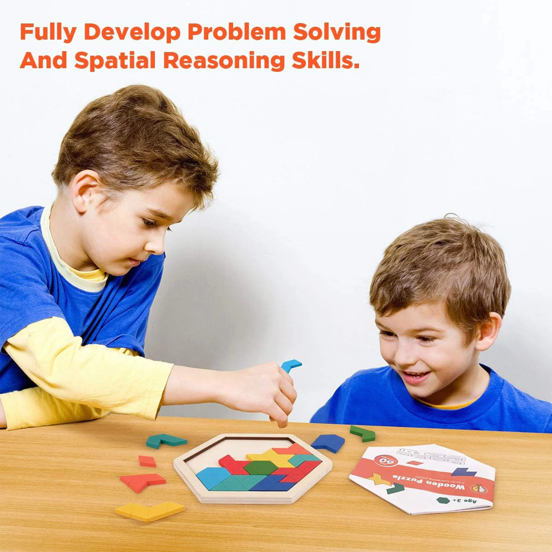 Wooden Hexagon Puzzle