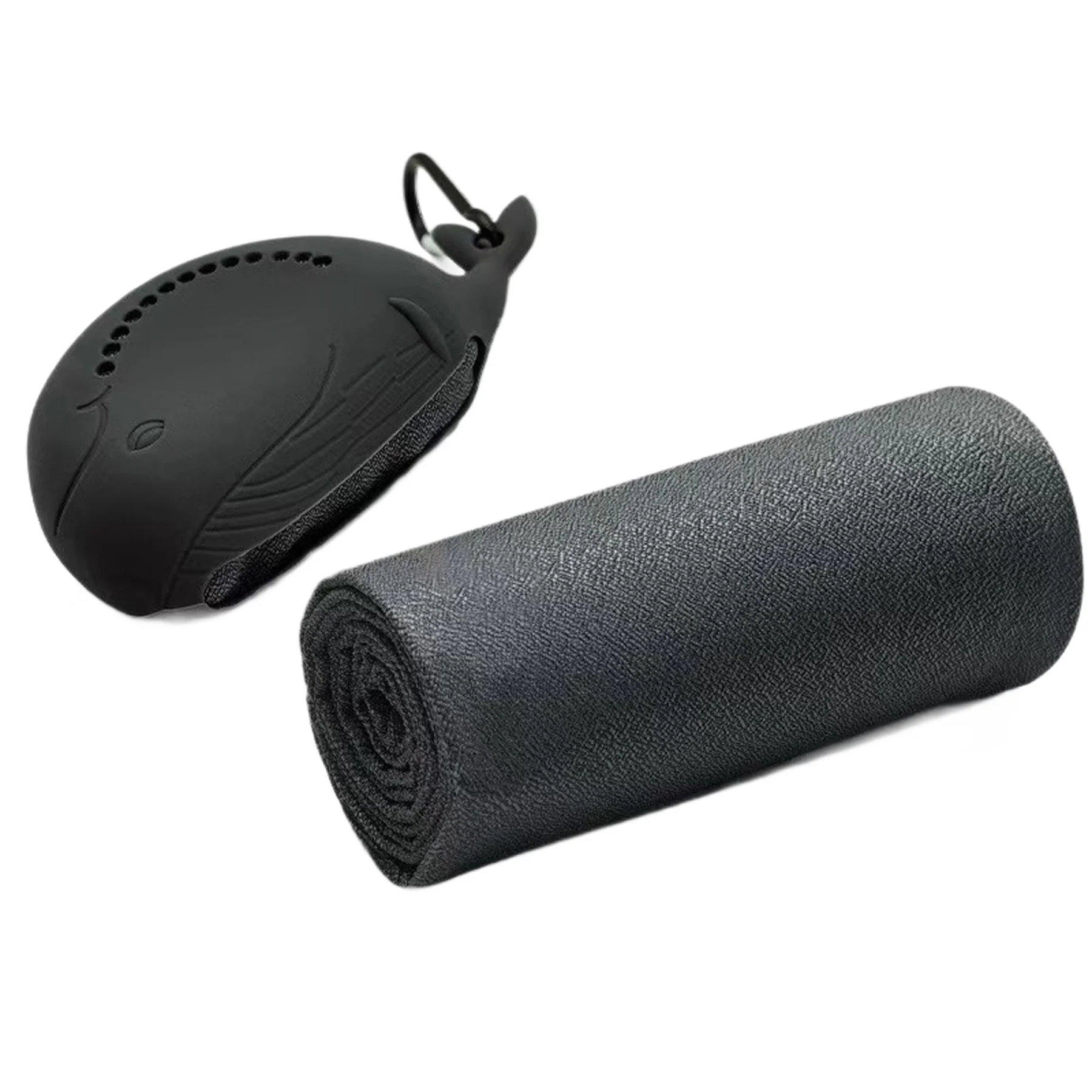 Whale Silicone Case Quick-Dry Towel