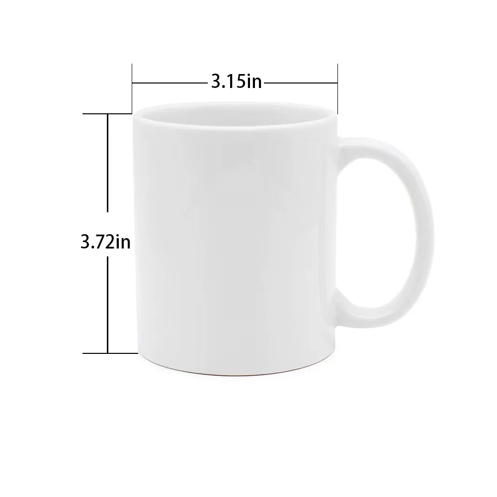 11 Oz. White Economy Ceramic Mug