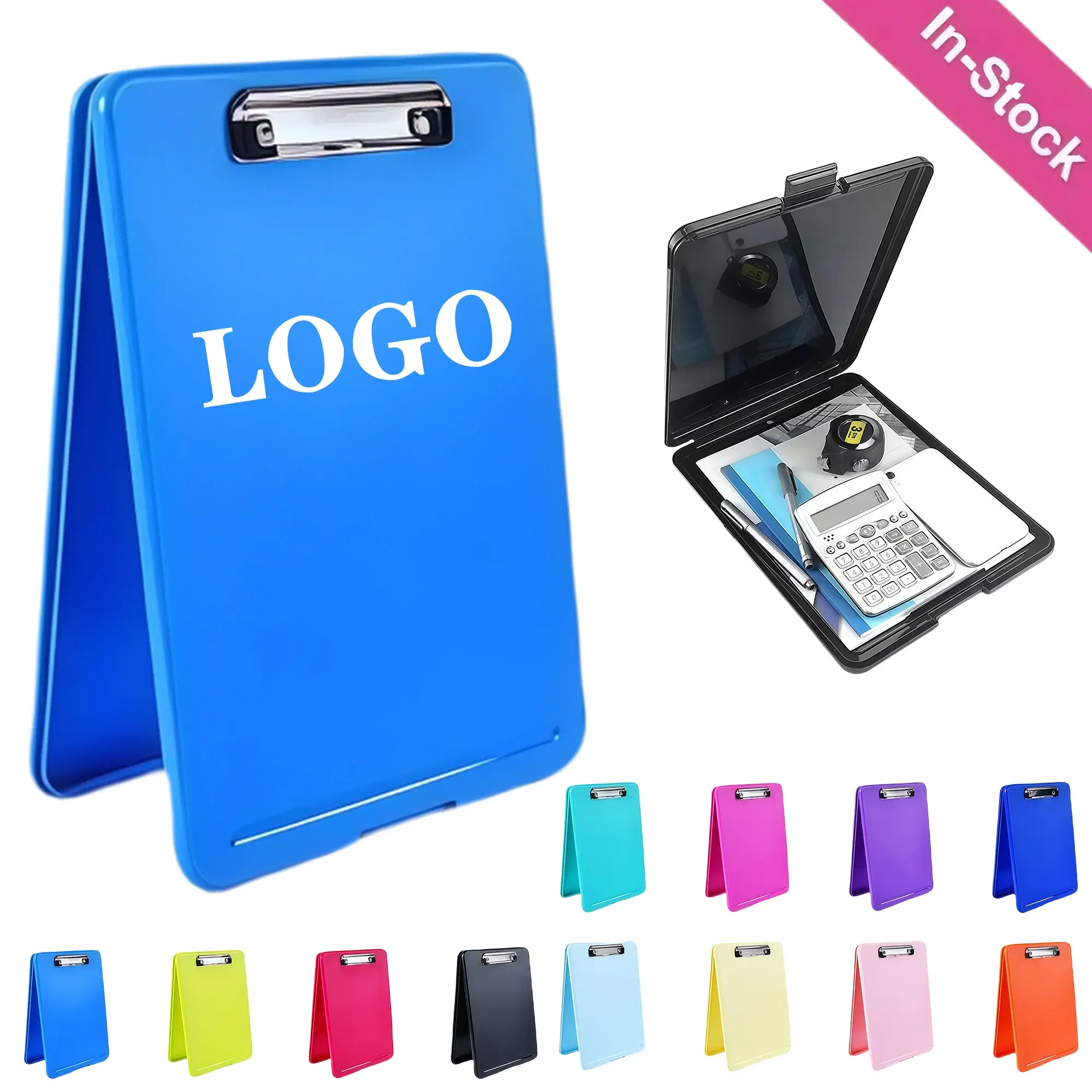 Flip-Top Clipboard With Storage Case