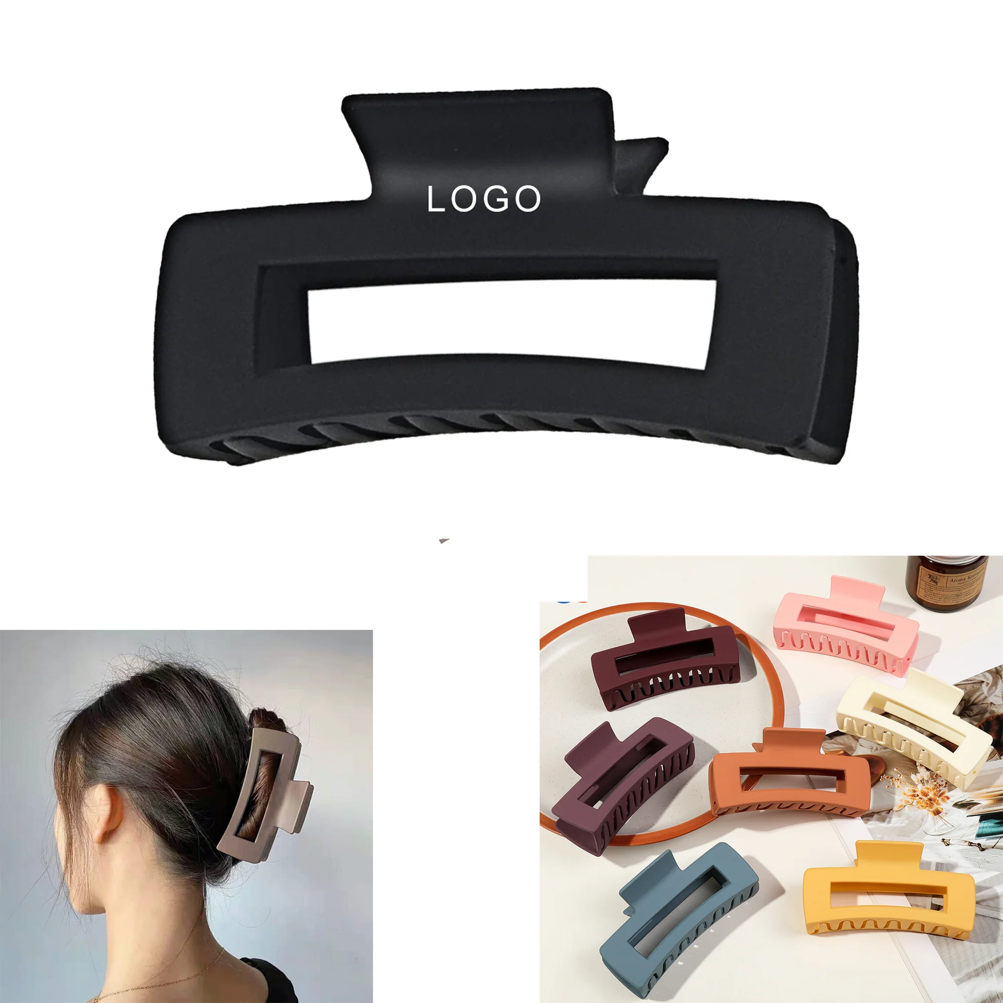Rectangle Claw Clip