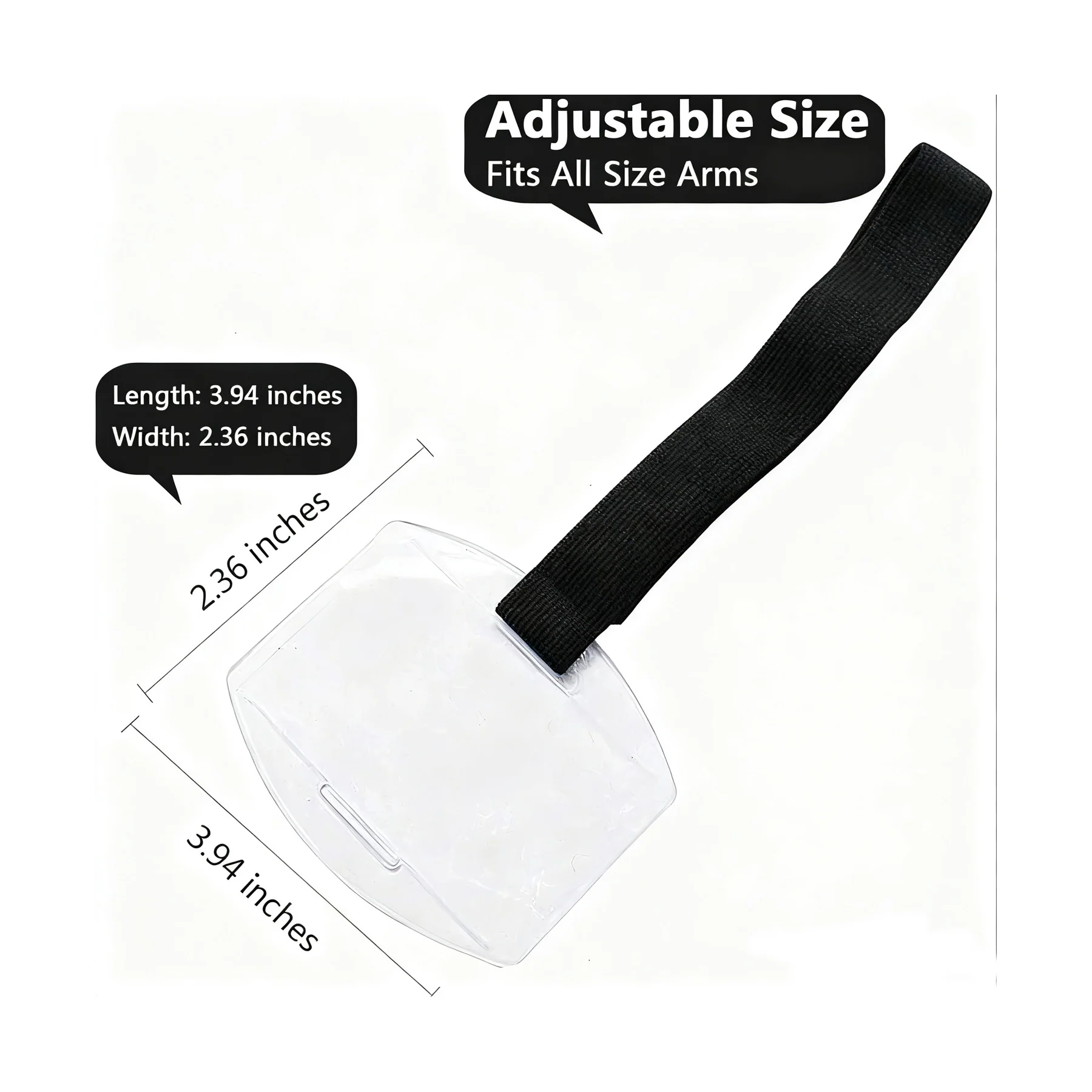 Reflective Arm ID Card Holder