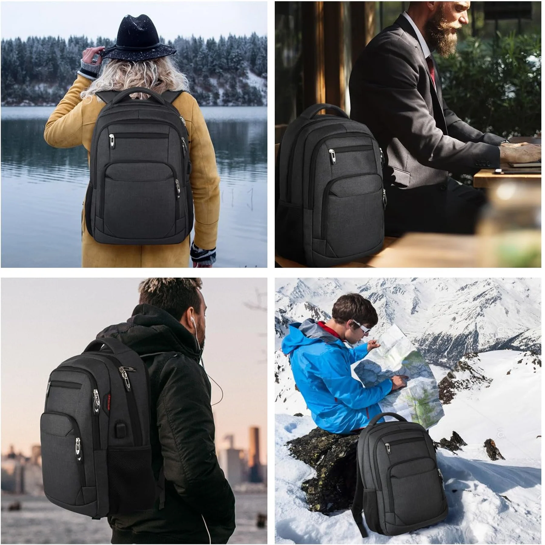 Laptop Backpack Computer Bag 18 Inch
