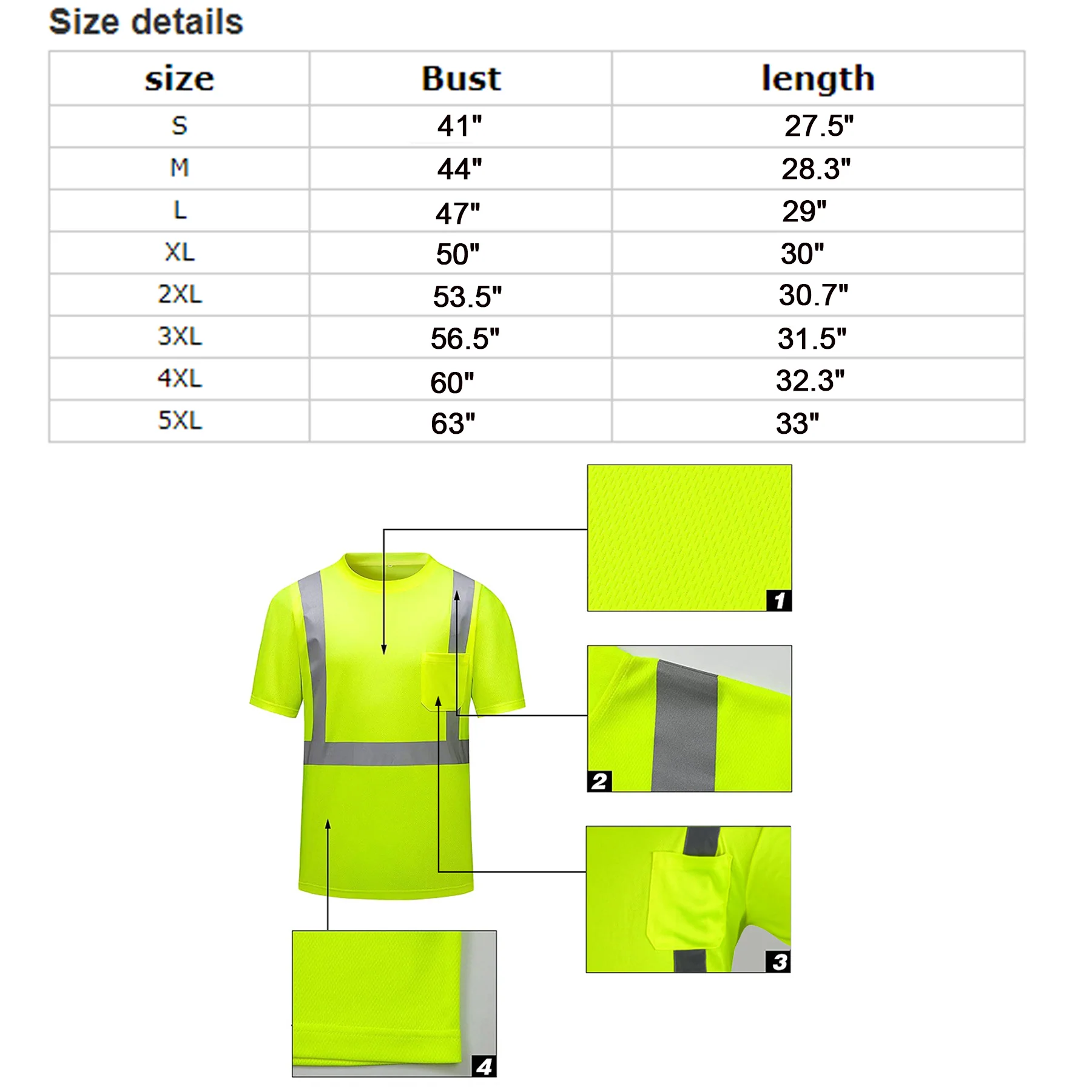 Reflective Performance Pocket T-Shirt