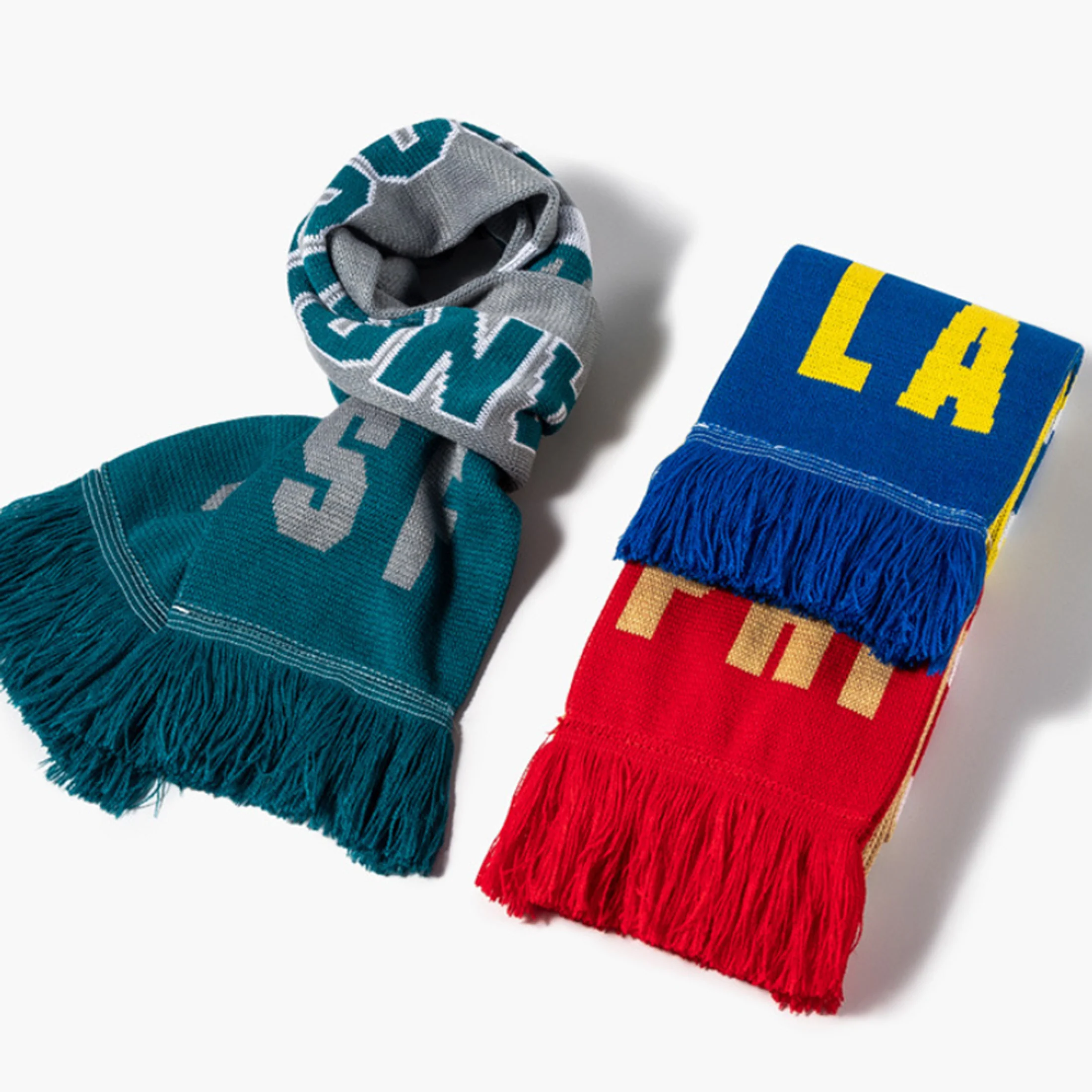Custom Knit Scarf With Fringe