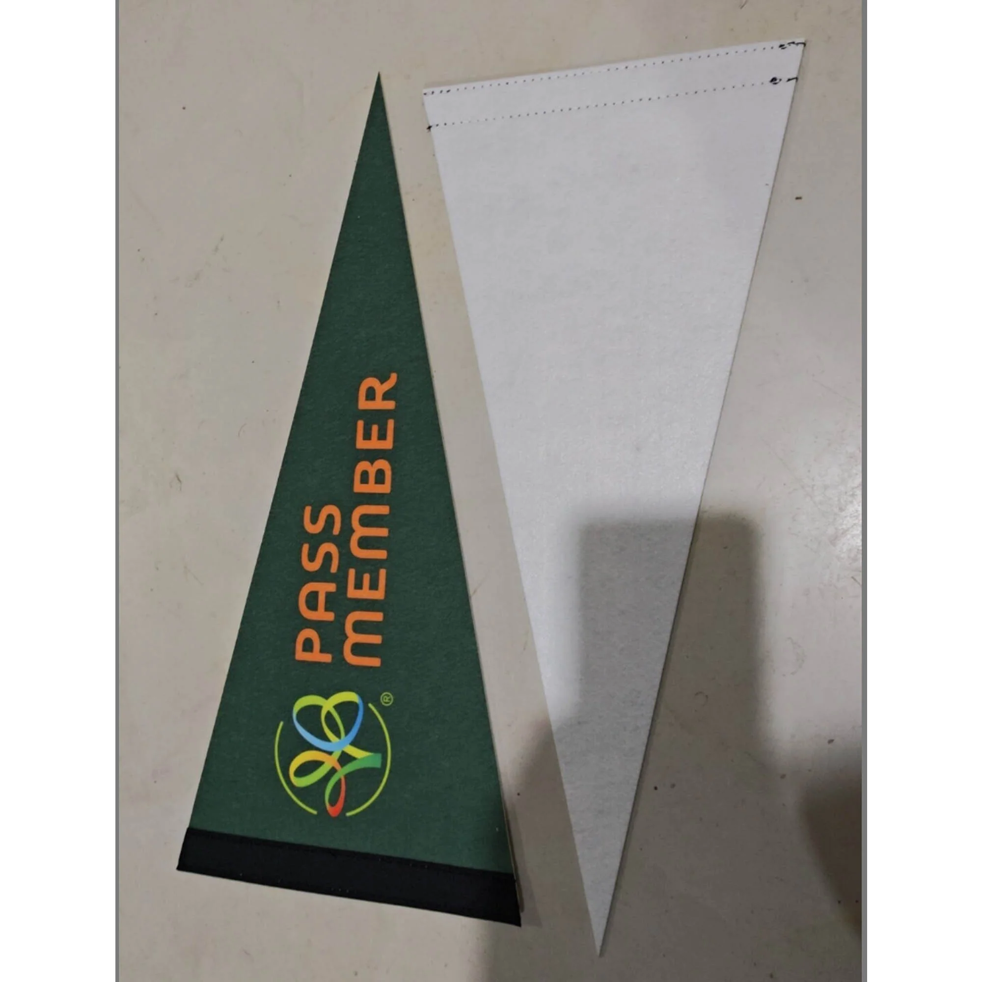 Full-Color Felt Triangle Flag