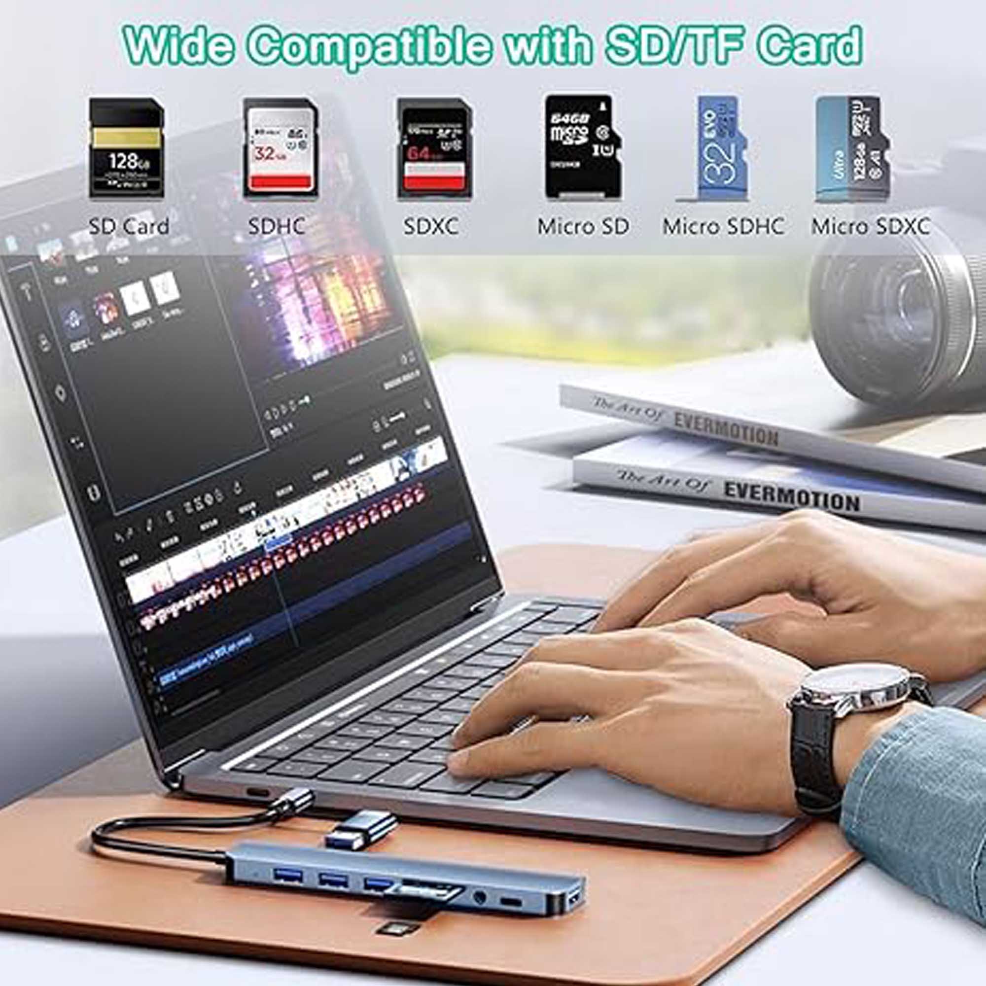 8-in-1 Usb Docking Station