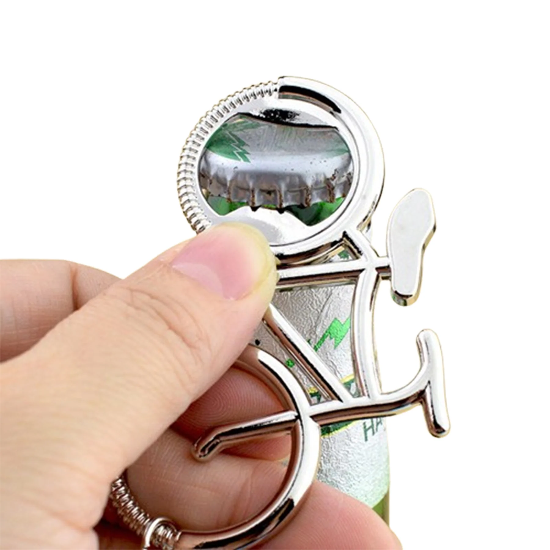Bike Bottle Opener Keychain For Bicycle Lovers