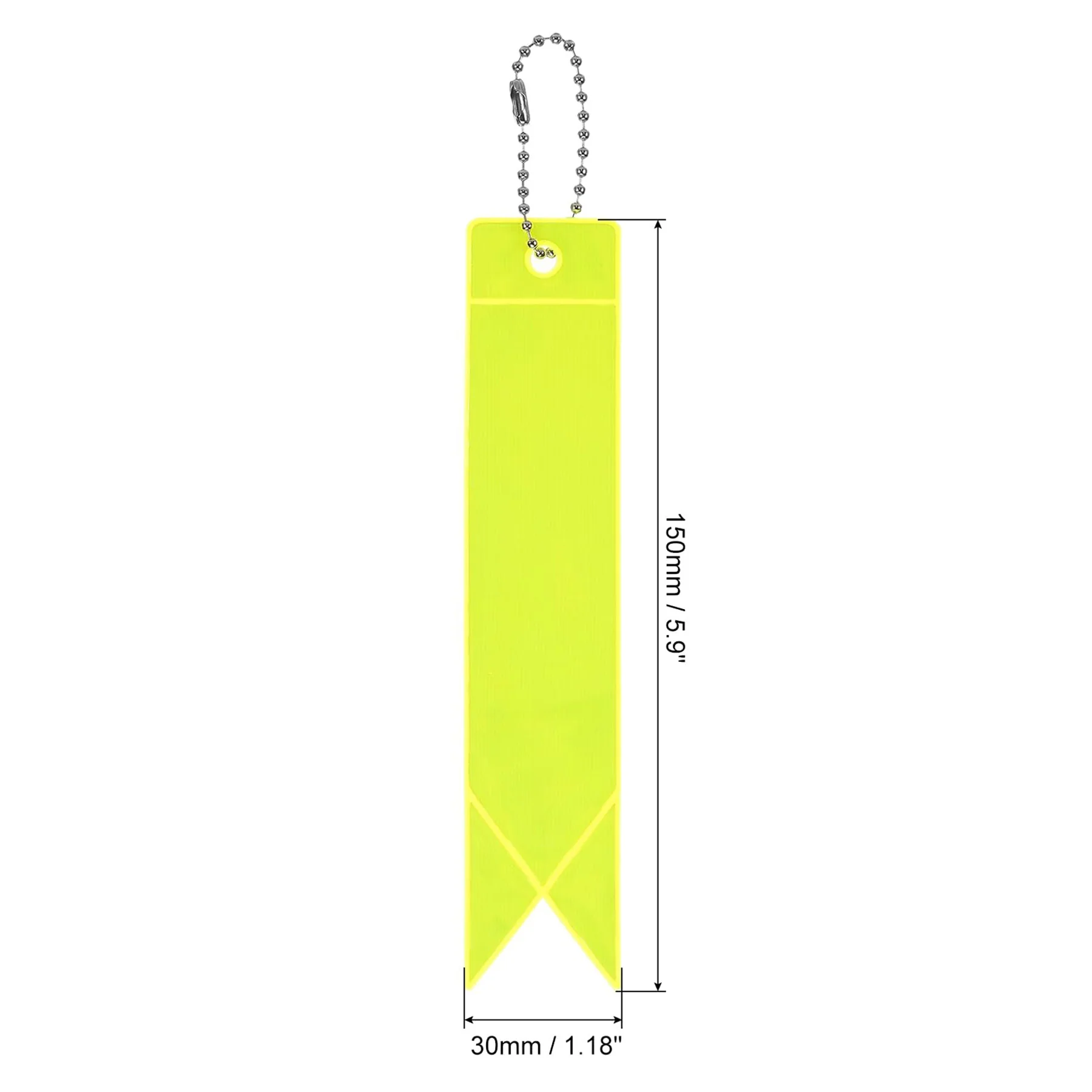 Reflective Safety Tag Keychain