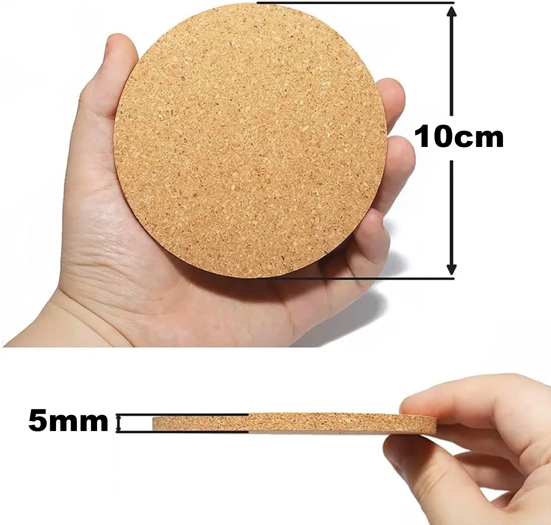 Cork Coasters for All Beverages